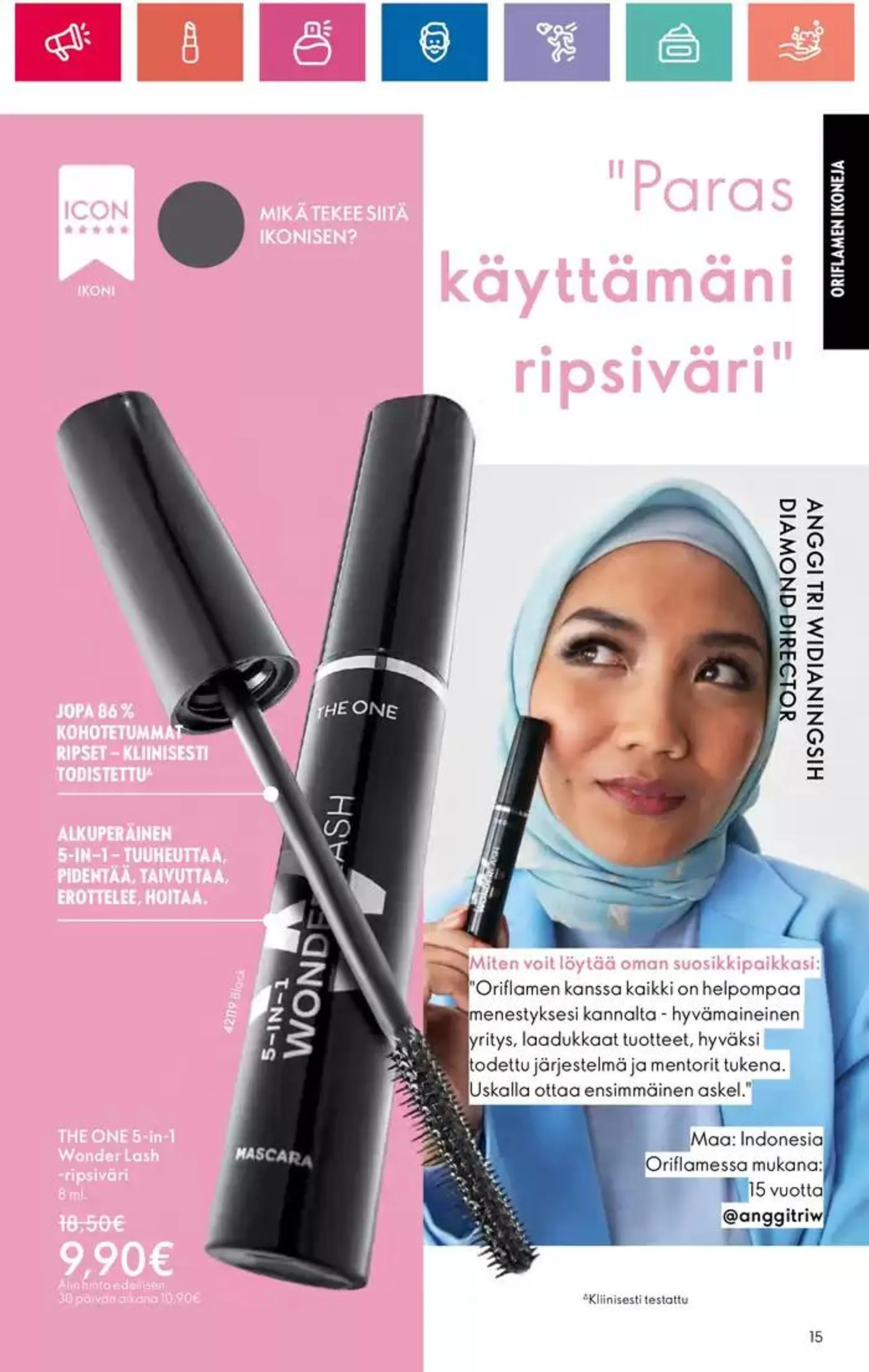 Oriflame tarjoukset voimassa alkaen 3. lokakuuta - 17. lokakuuta 2024 - Tarjouslehti sivu 15