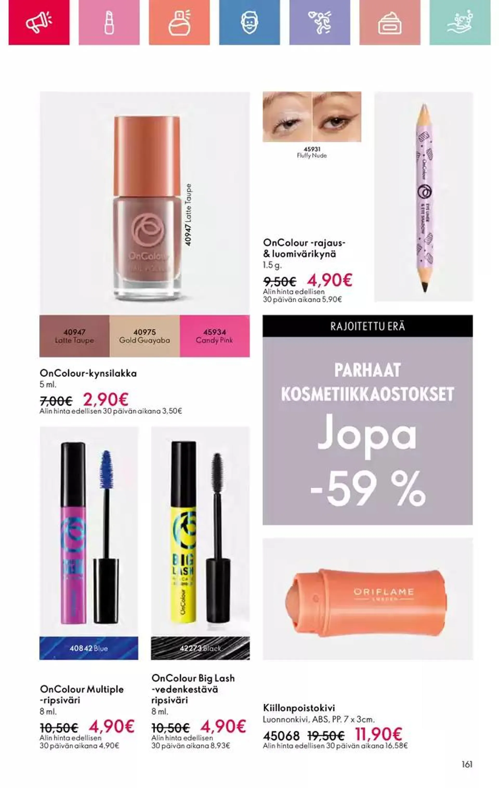 Oriflame tarjoukset voimassa alkaen 16. helmikuuta - 2. maaliskuuta 2025 - Tarjouslehti sivu 161