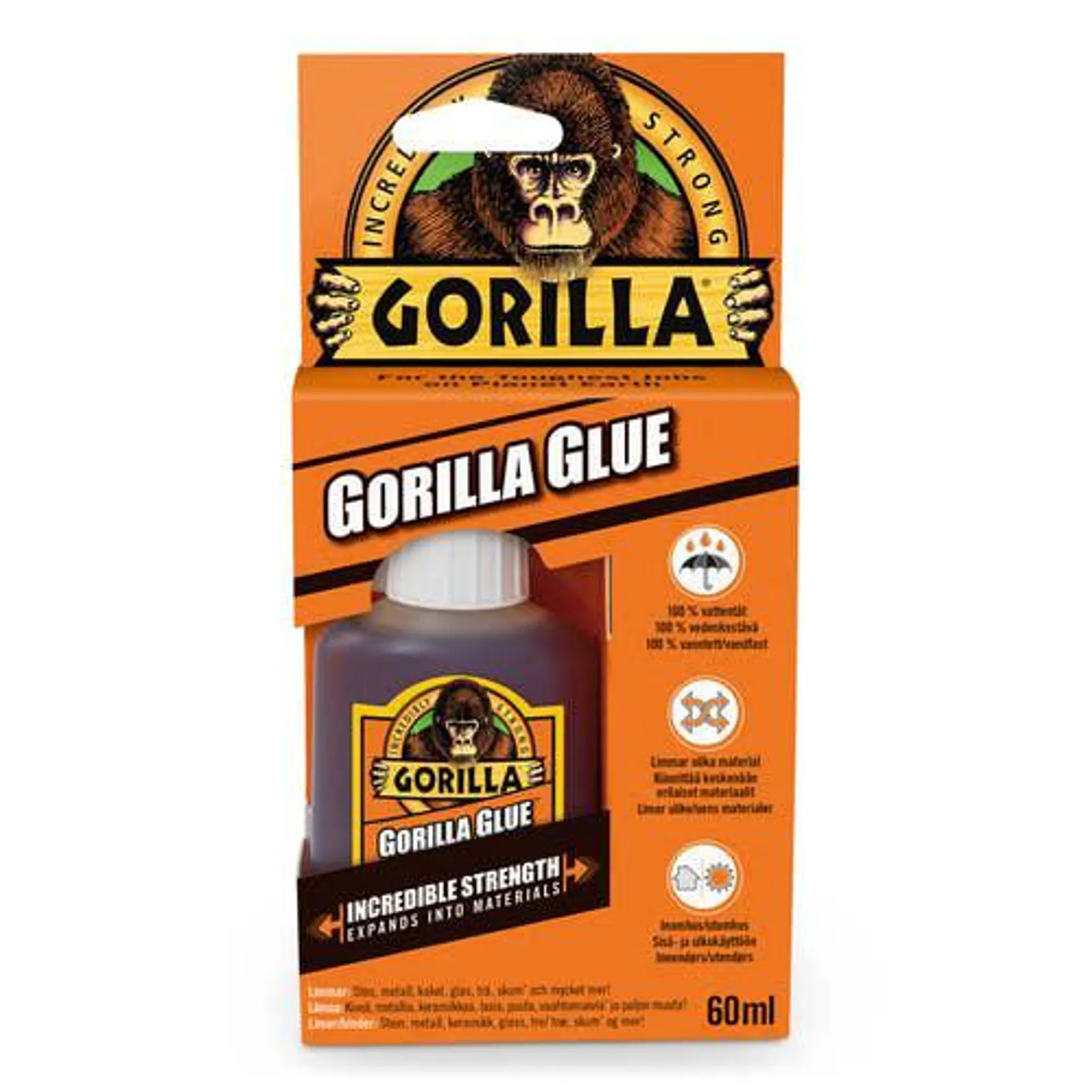 Gorilla Glue polyuretaaniliima 60ml