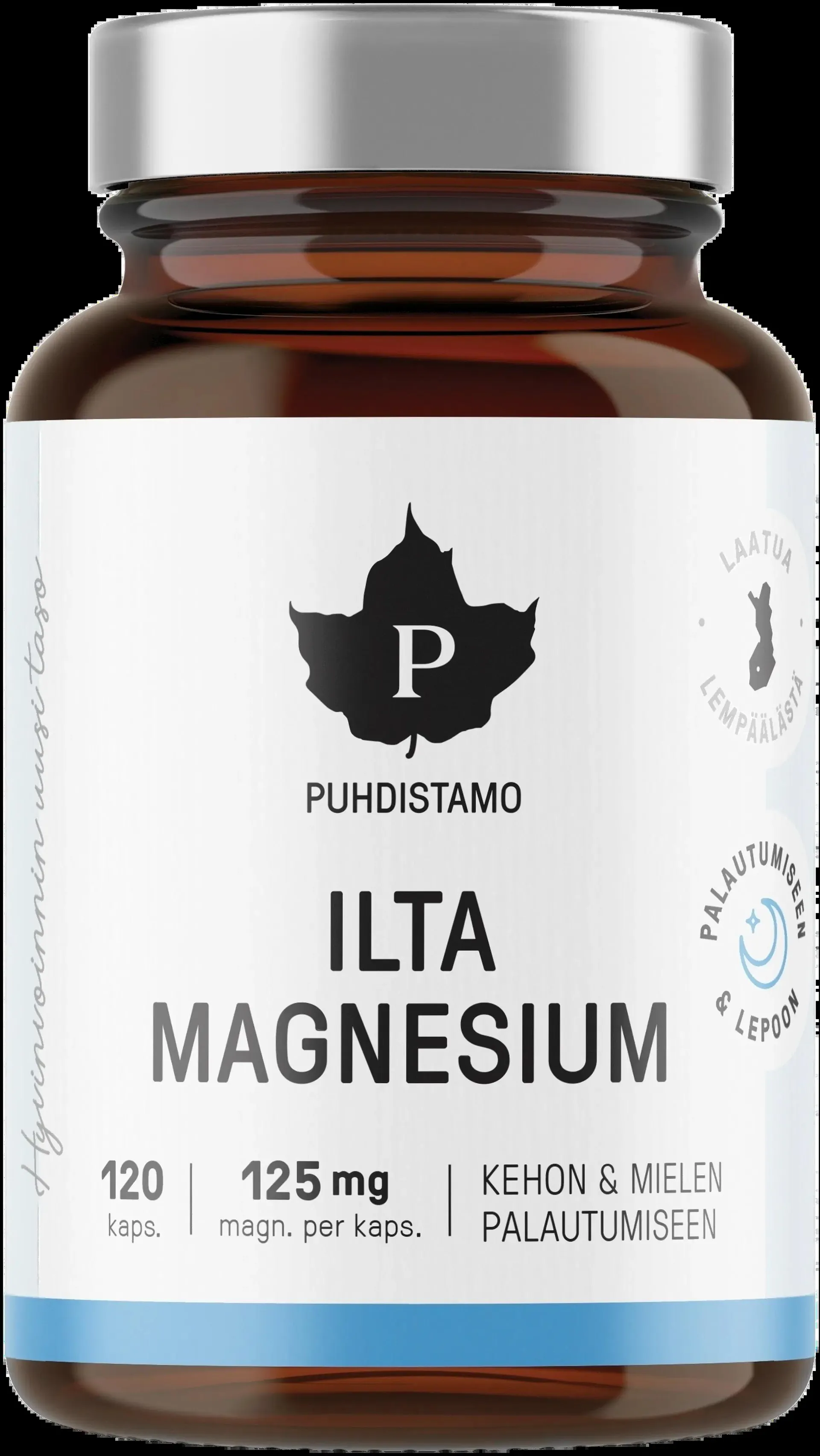 Puhdistamo Ilta Magnesium 120 kapselia