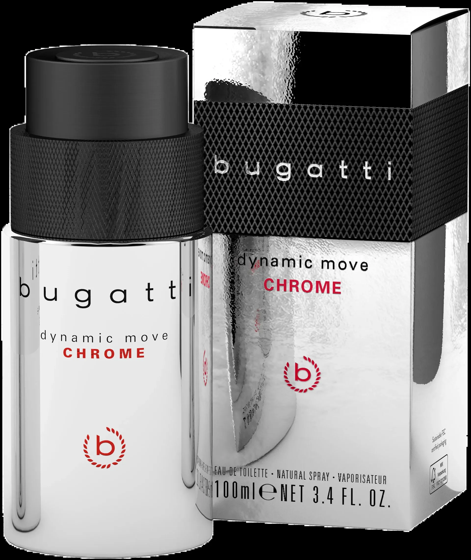 Bugatti Dynamic Move Chrome EdT 100 ml