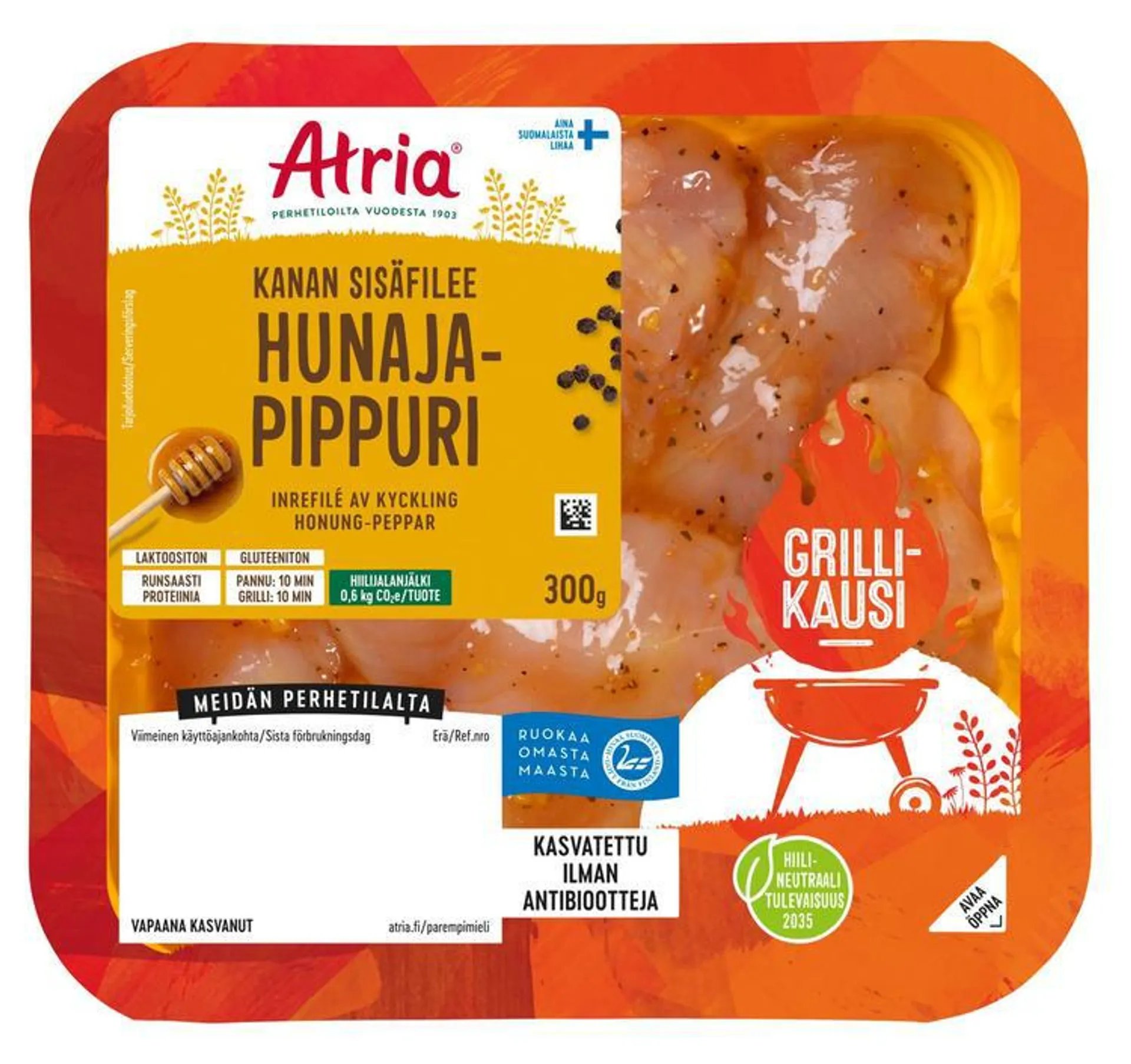 Atria Kanan Sisäfilee Hunaja-Pippuri 300g