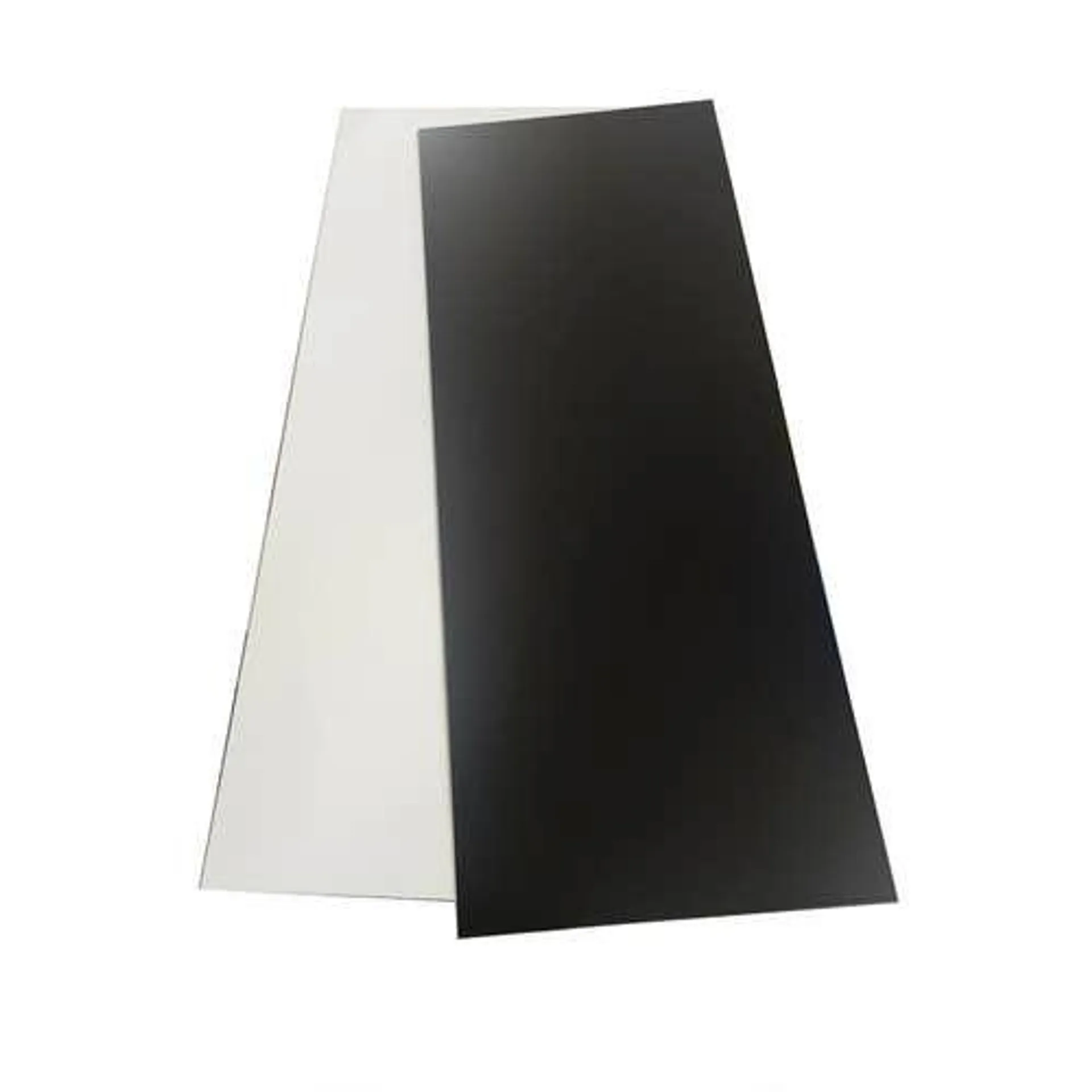 Warma alumiinikomposiittilevy musta/valkoinen 375x1000mm