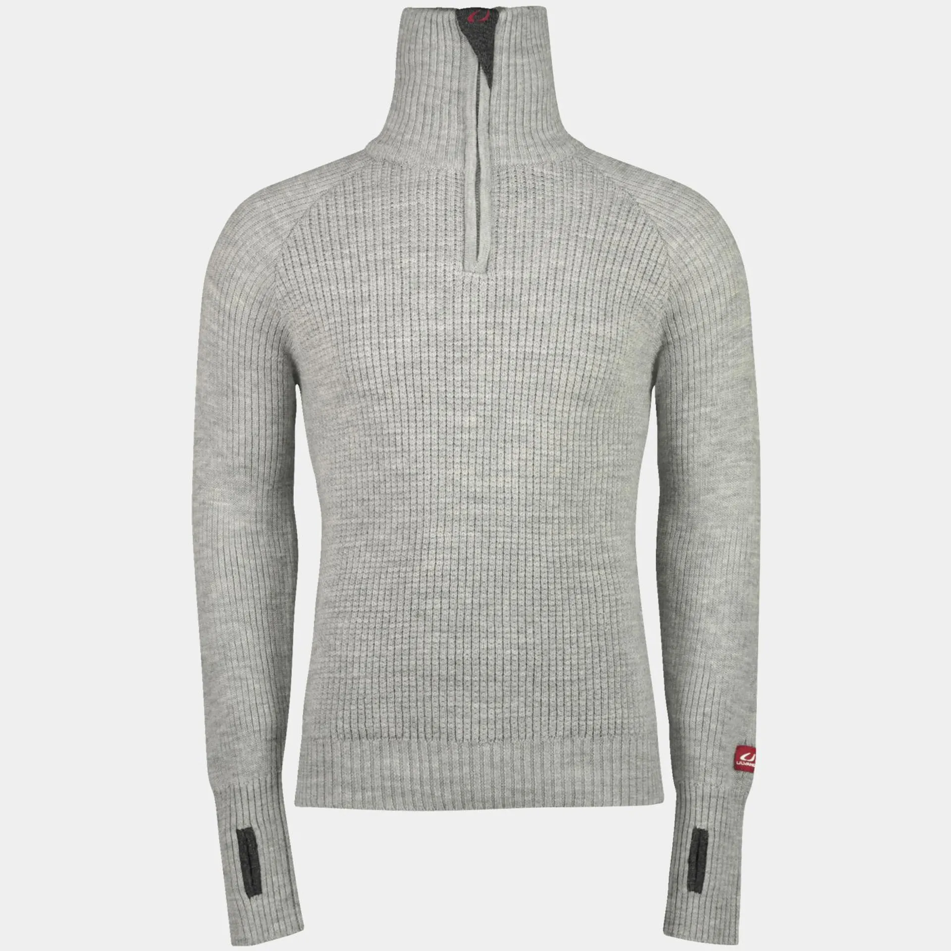 Rav sweater w/zip, unisex-villapaita