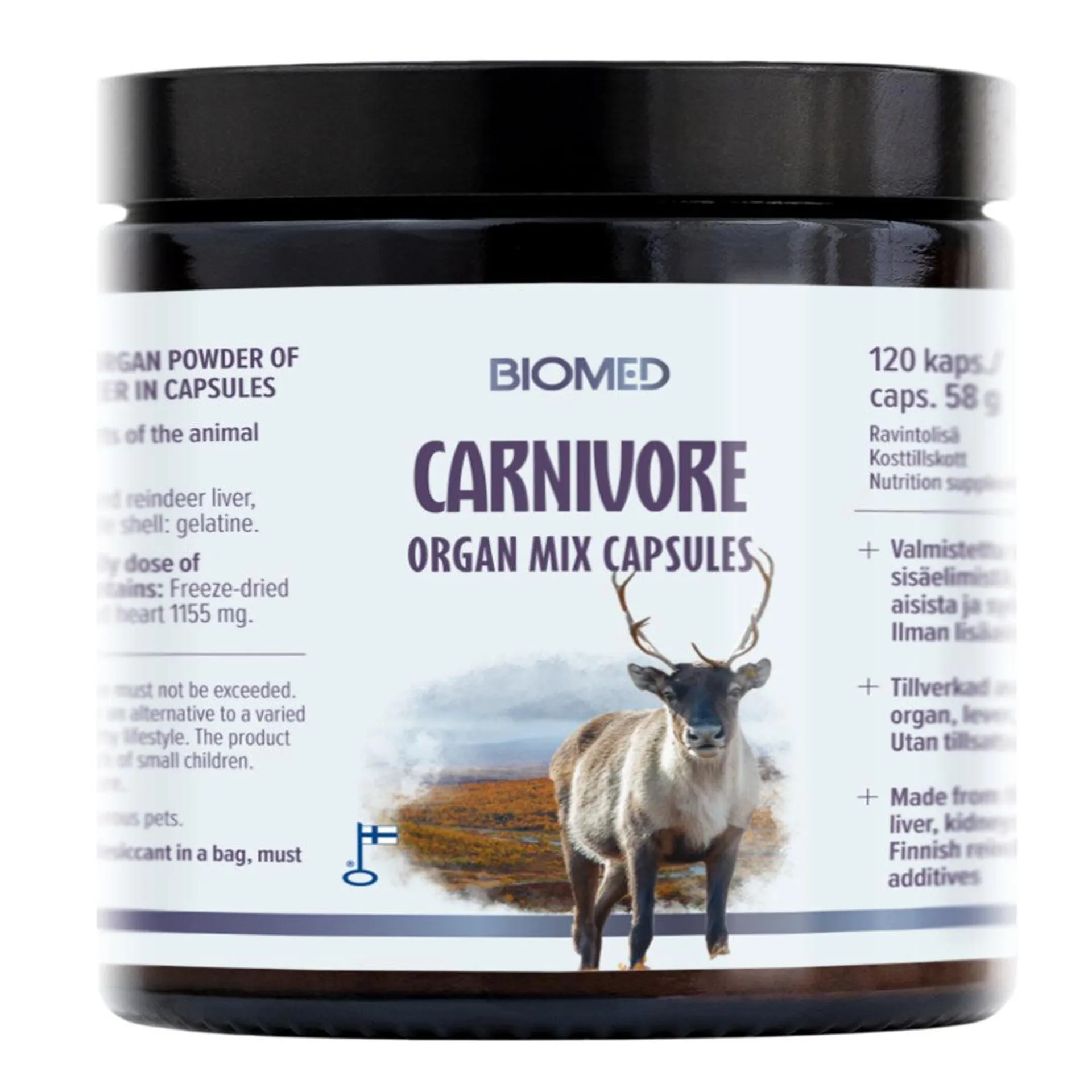 Carnivore Organ mix capsules 120 kaps