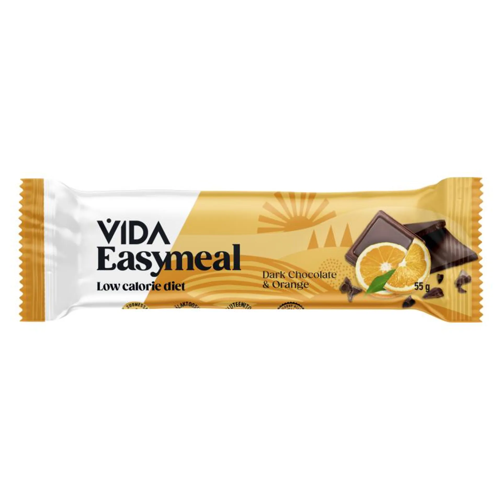 Ateriapatukka Vida Easy Meal 55 g Dark Chocolate & Orange