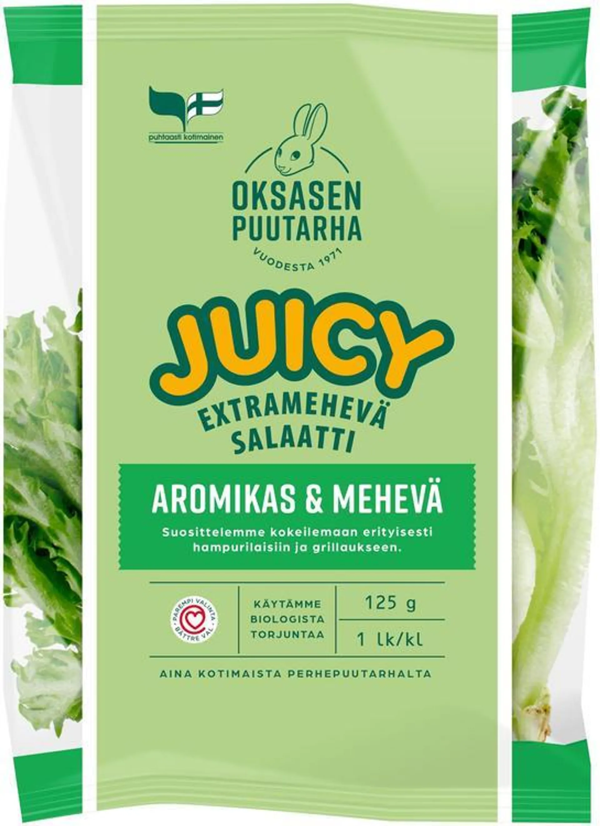 Juicy salaatti 125g Suomi