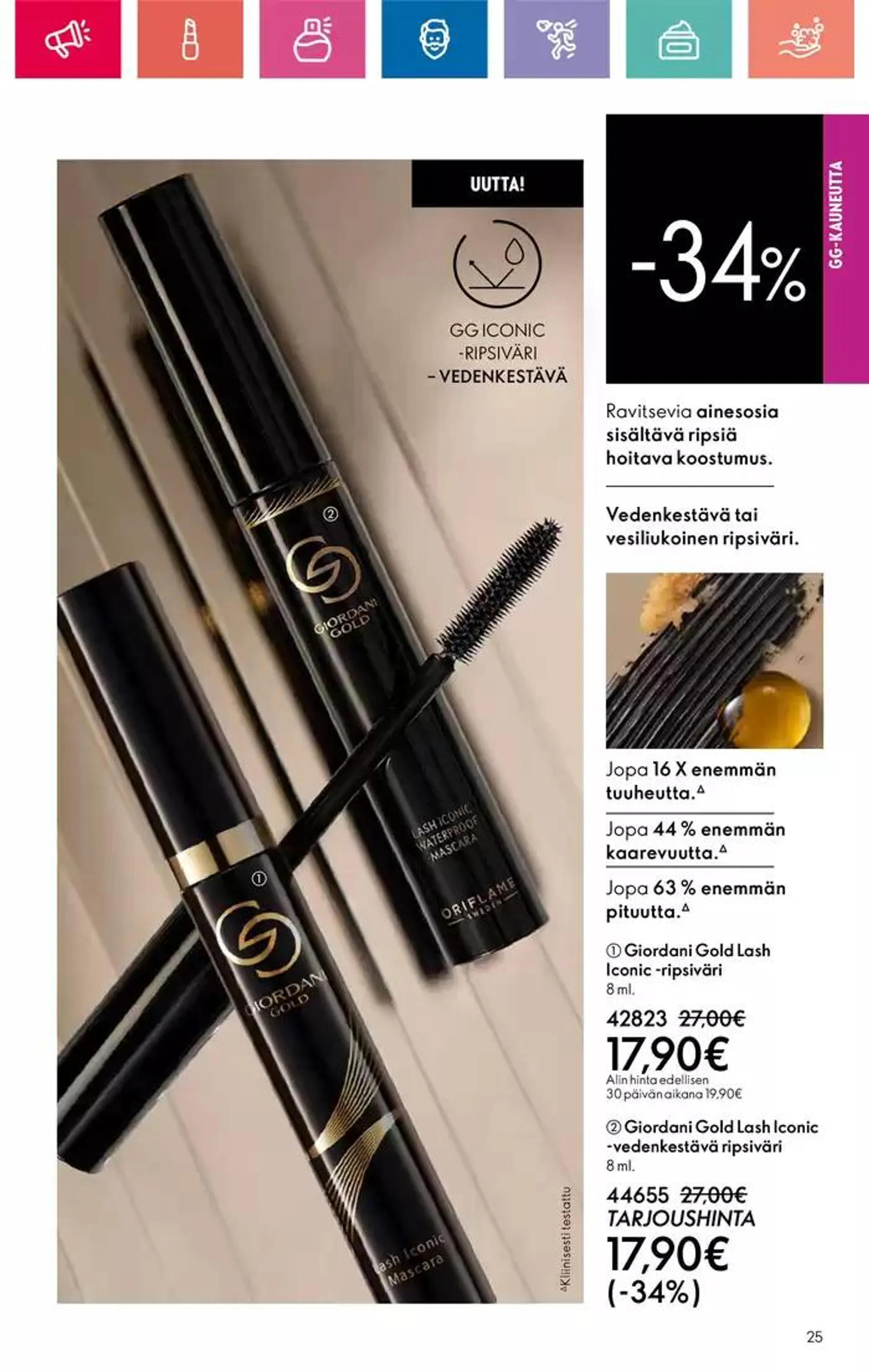 Oriflame tarjoukset voimassa alkaen 24. lokakuuta - 7. marraskuuta 2024 - Tarjouslehti sivu 25