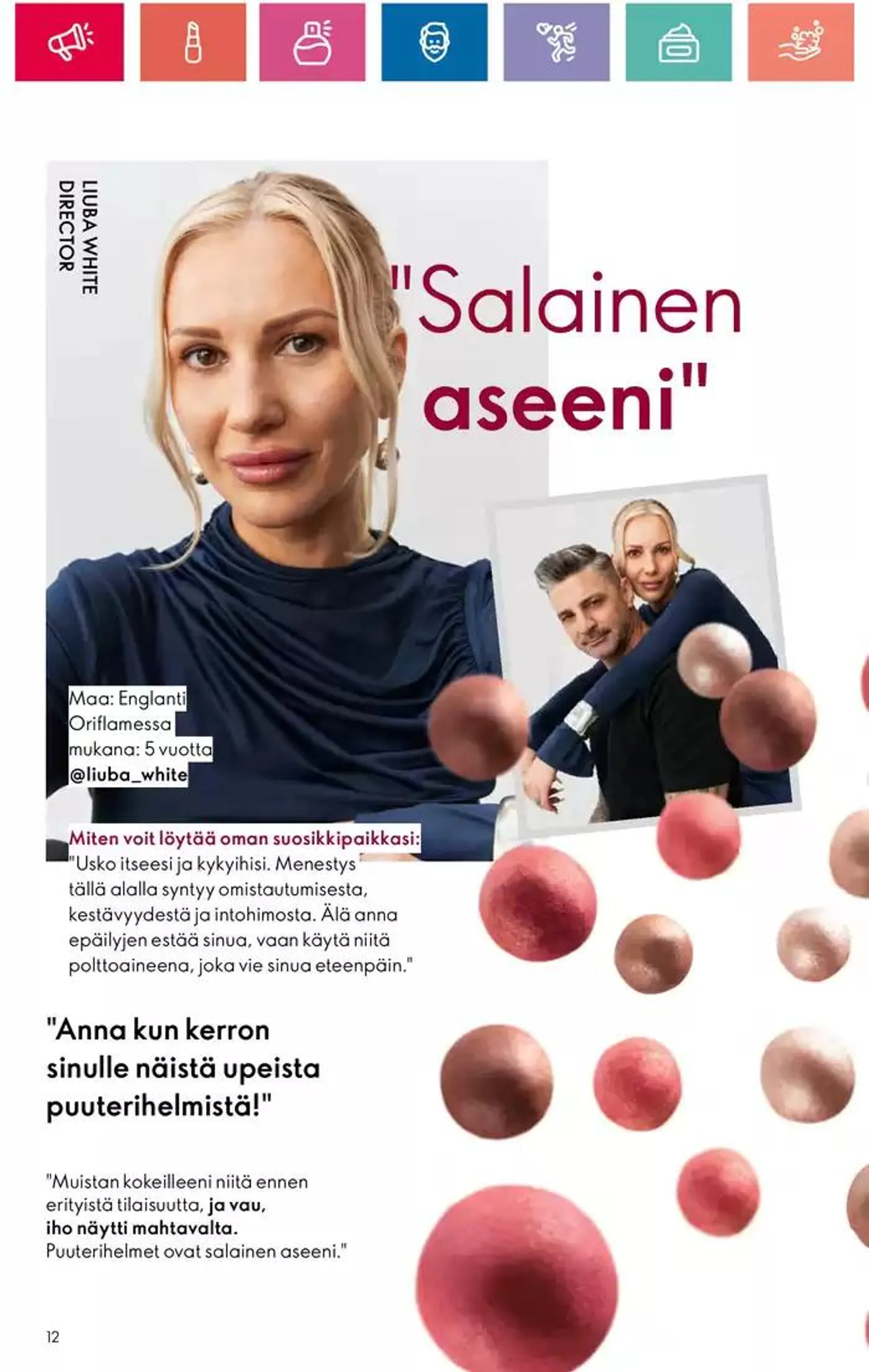 Oriflame tarjoukset voimassa alkaen 3. lokakuuta - 17. lokakuuta 2024 - Tarjouslehti sivu 12