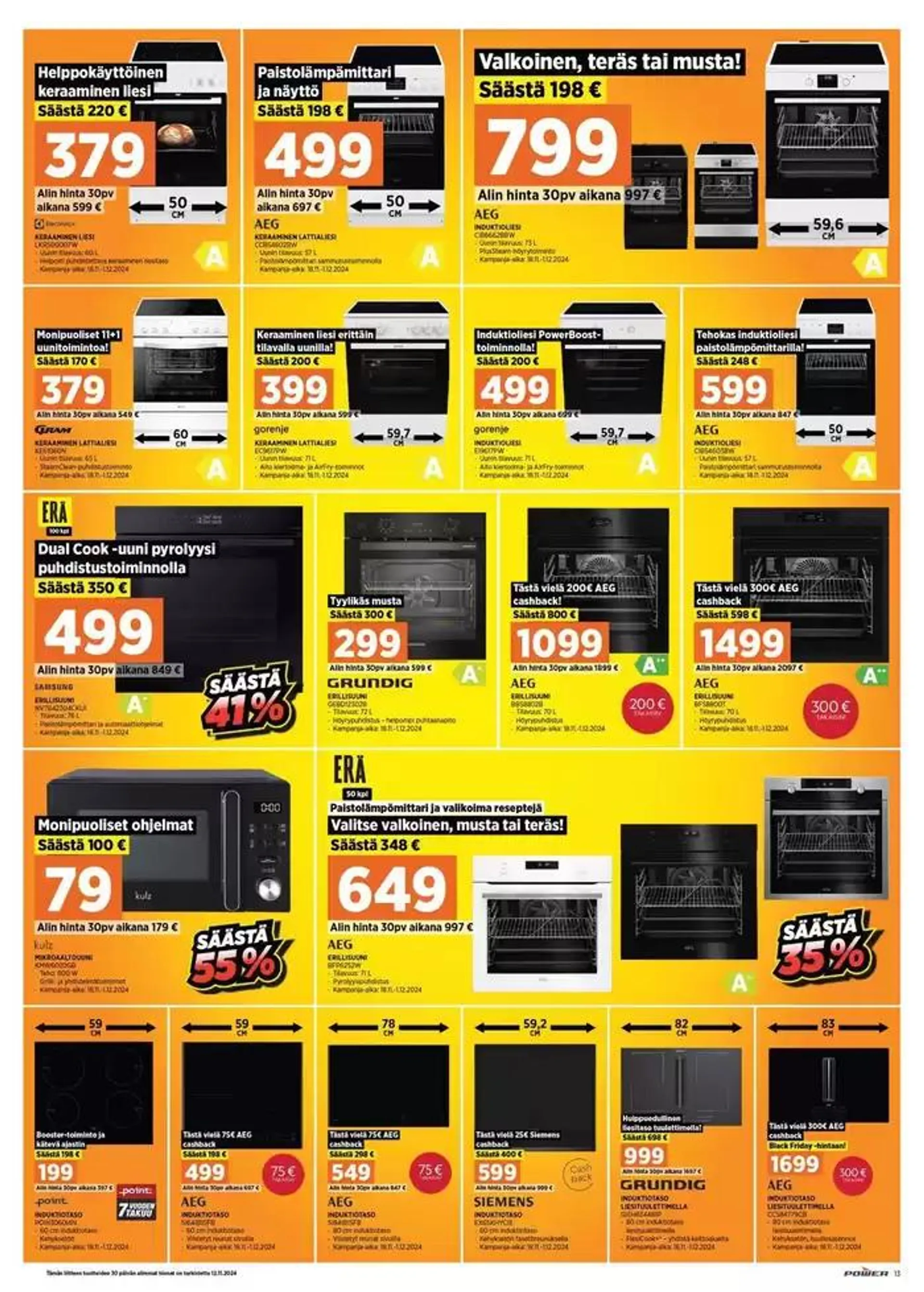Power tarjoukset voimassa alkaen 21. marraskuuta - 19. tammikuuta 2025 - Tarjouslehti sivu 6