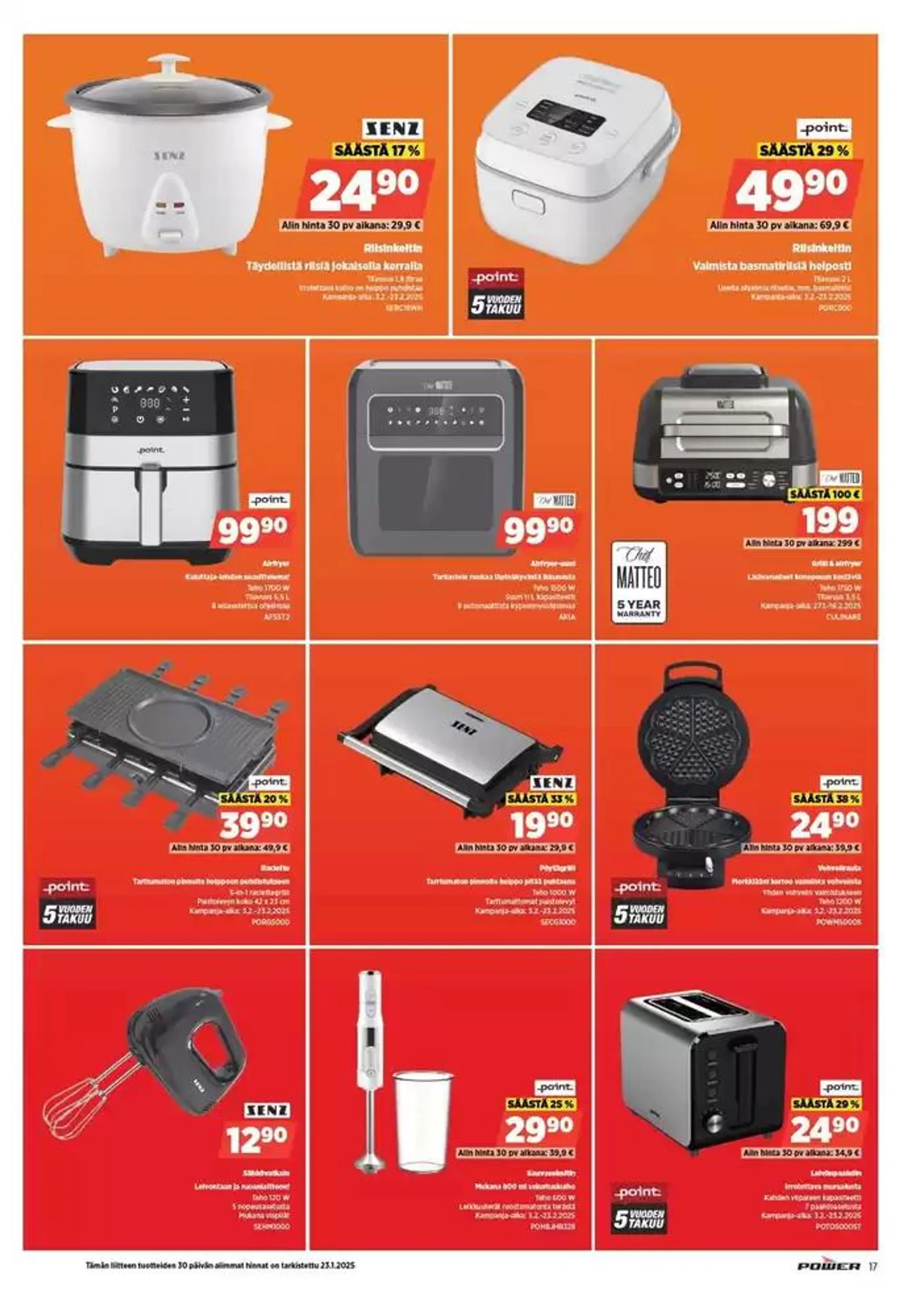 Power tarjoukset voimassa alkaen 23. joulukuuta - 9. helmikuuta 2025 - Tarjouslehti sivu 17