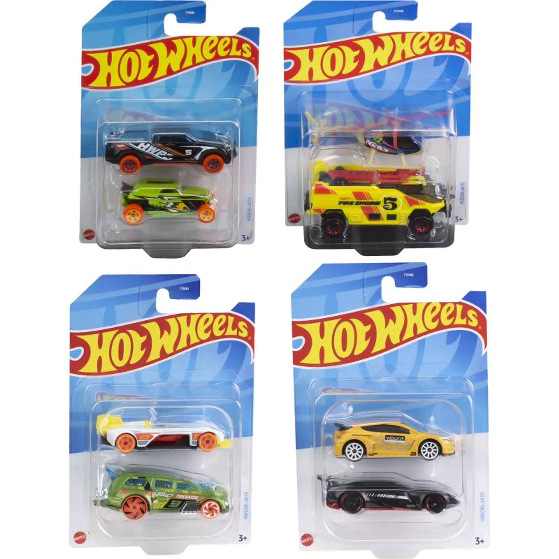 Pikkuautot Hot Wheels 2 kpl