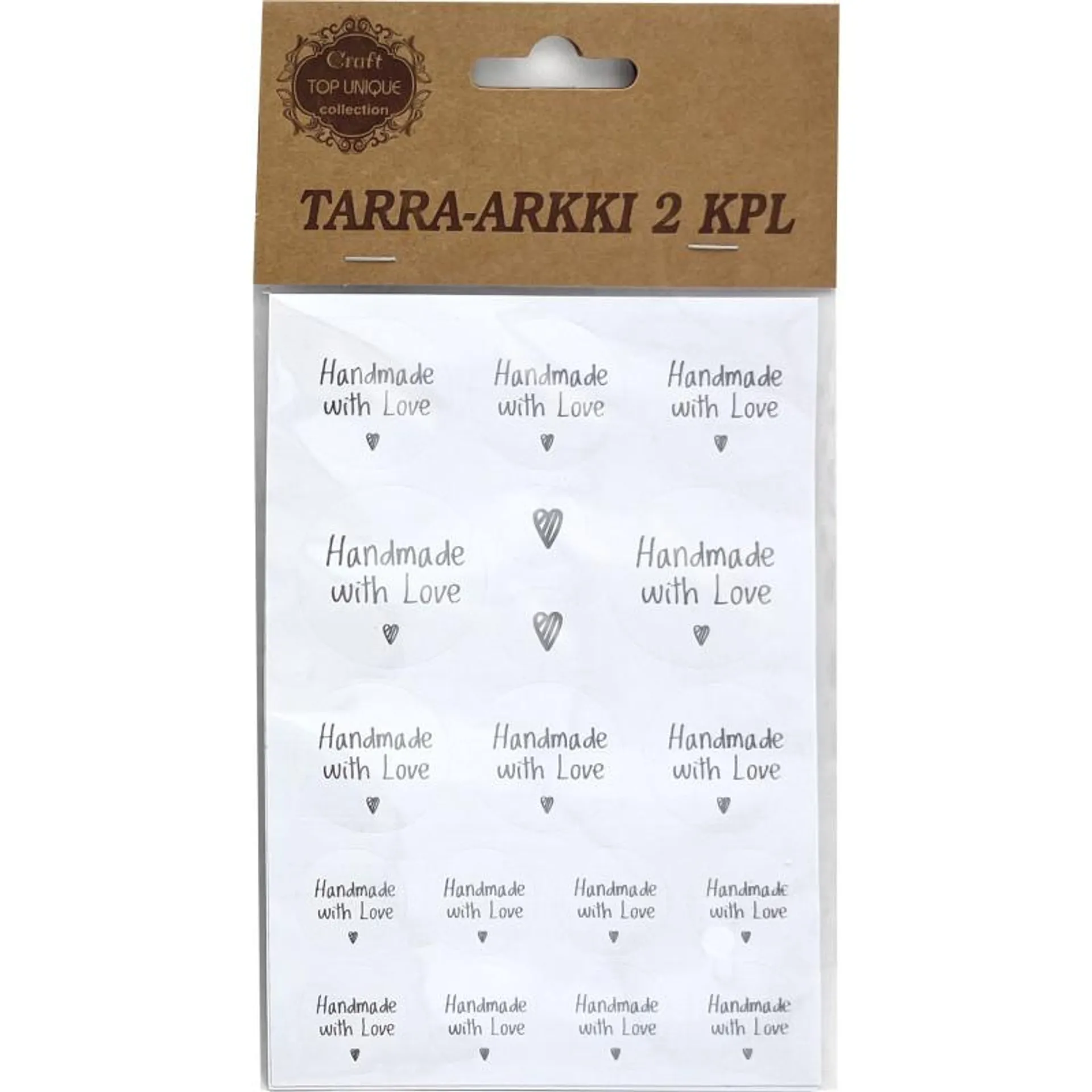 Tarra-arkki Iisi 2 kpl Handmade with Love