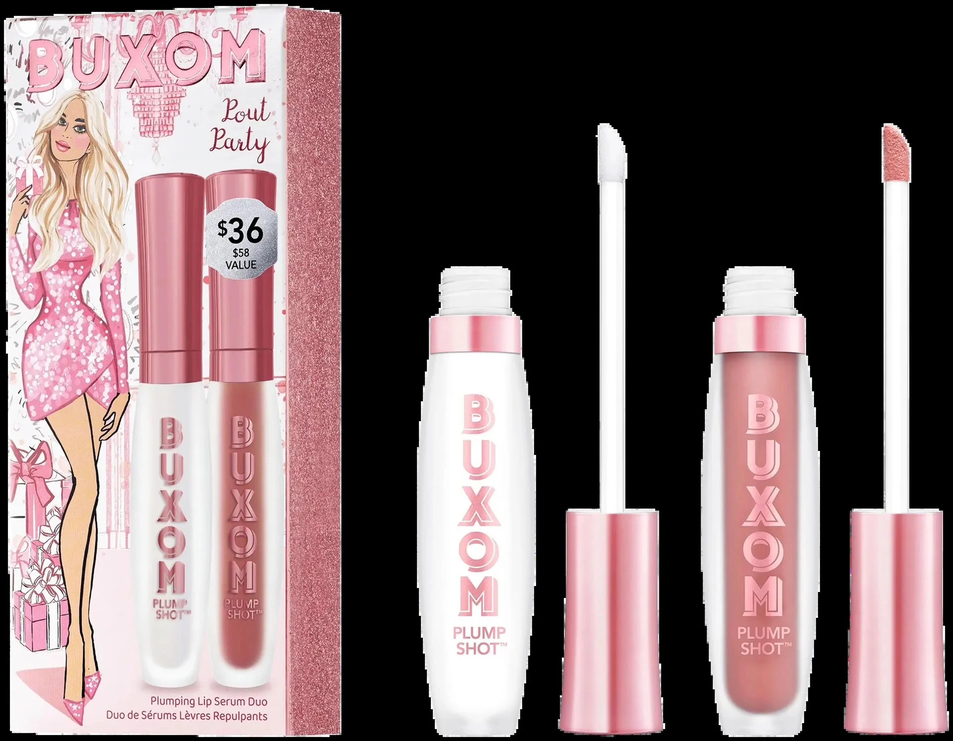 BUXOM Holiday Collection 2024 Dolly Babe Kit pakkaus