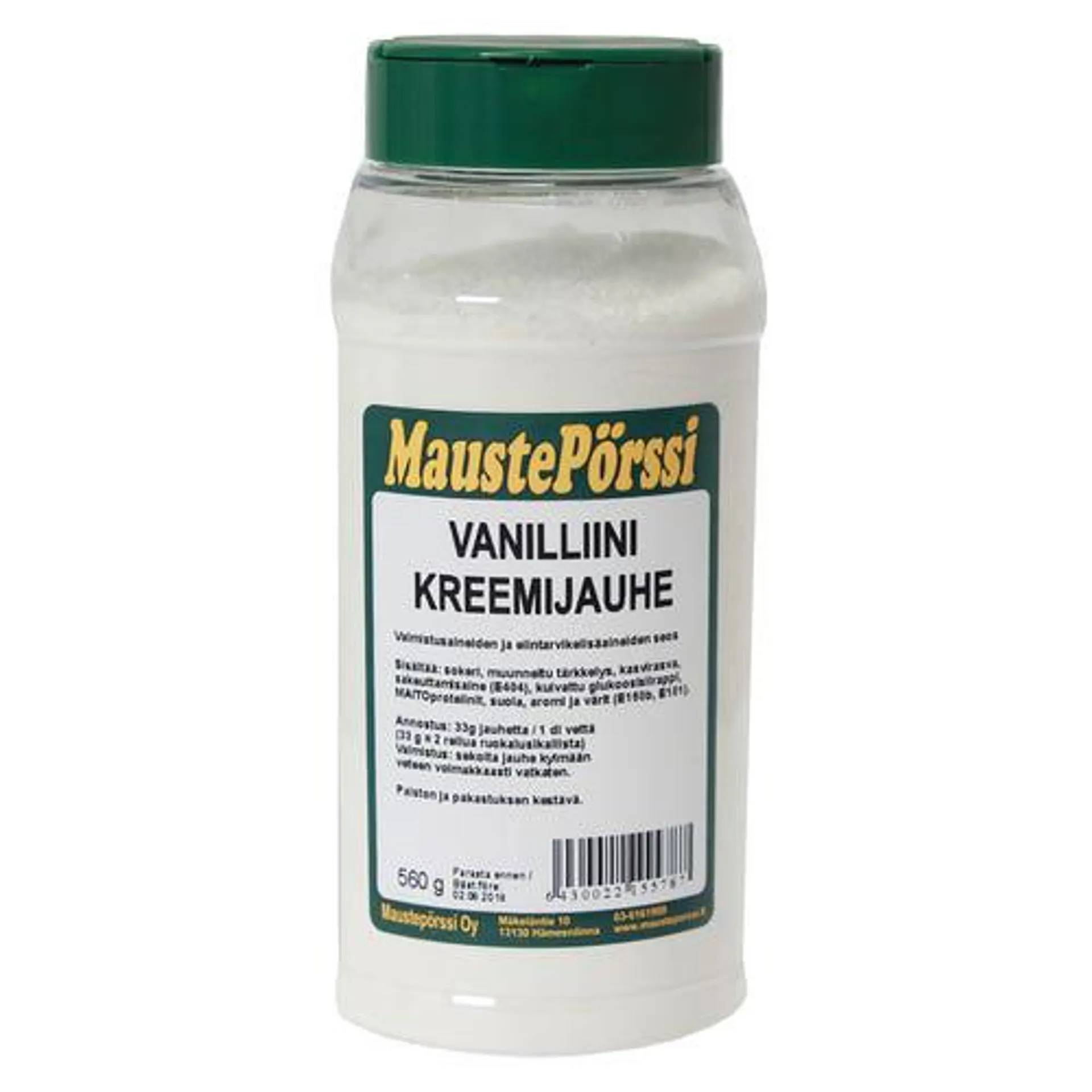 Maustepörssi vanilliini kreemijauhe 560g