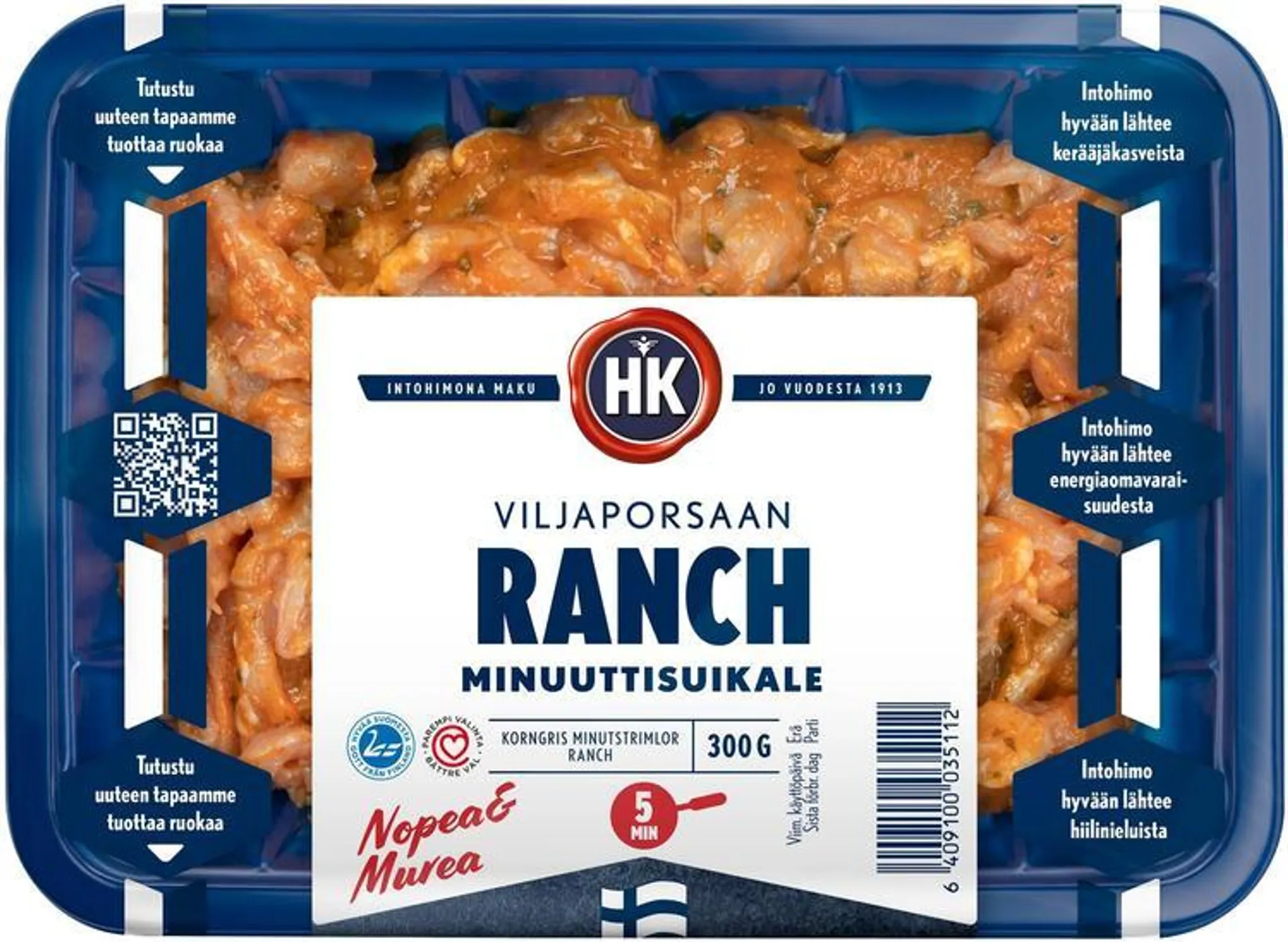 HK Viljaporsaan Minuuttisuikaleet Ranch 300g