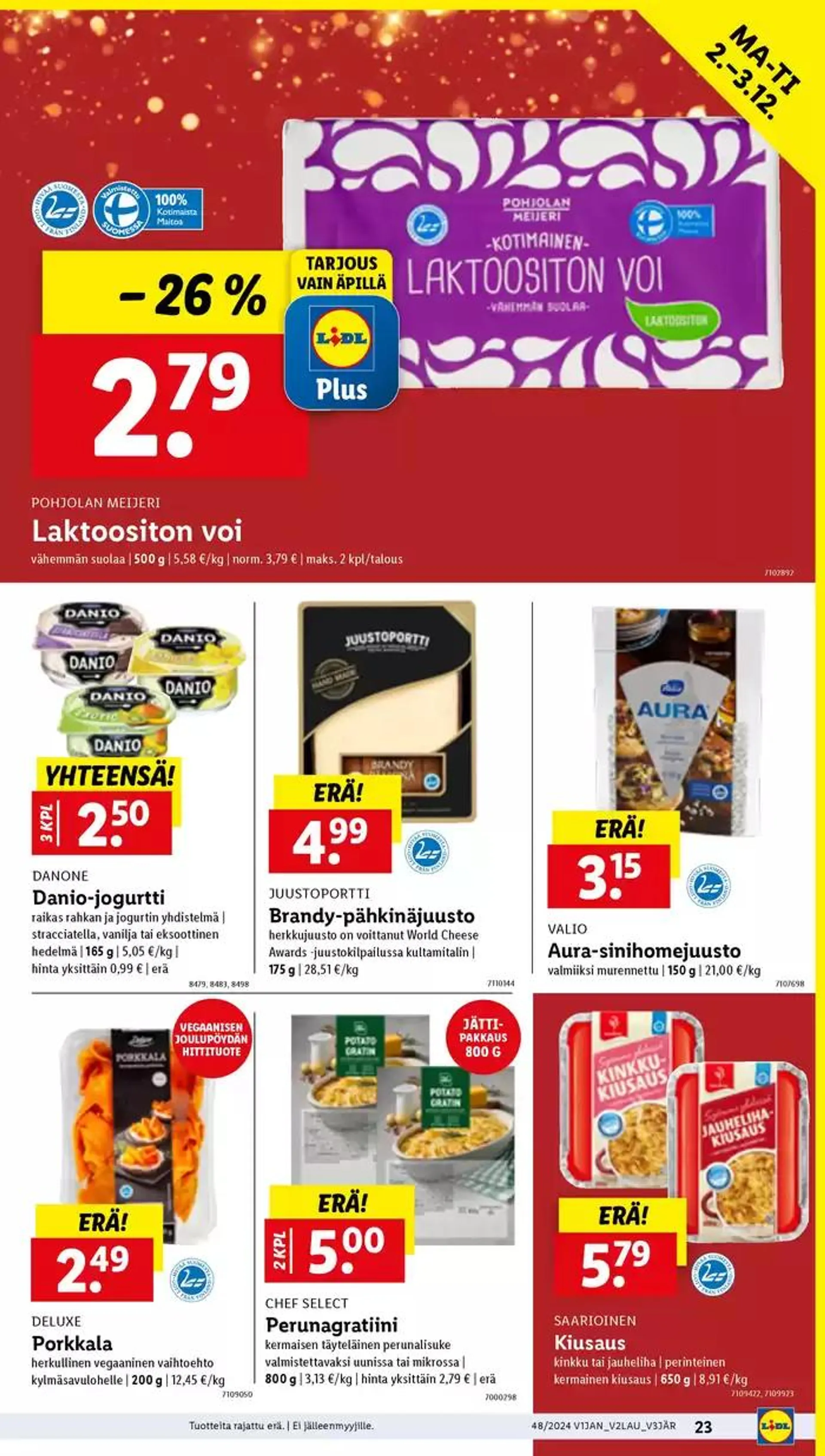 Lidl tarjoukset voimassa alkaen 25. marraskuuta - 3. joulukuuta 2024 - Tarjouslehti sivu 27