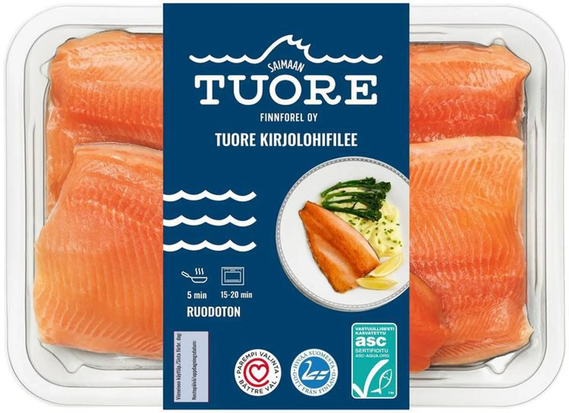 Saimaan Tuore ASC Kirjolohifilee Perhepakkaus 450g