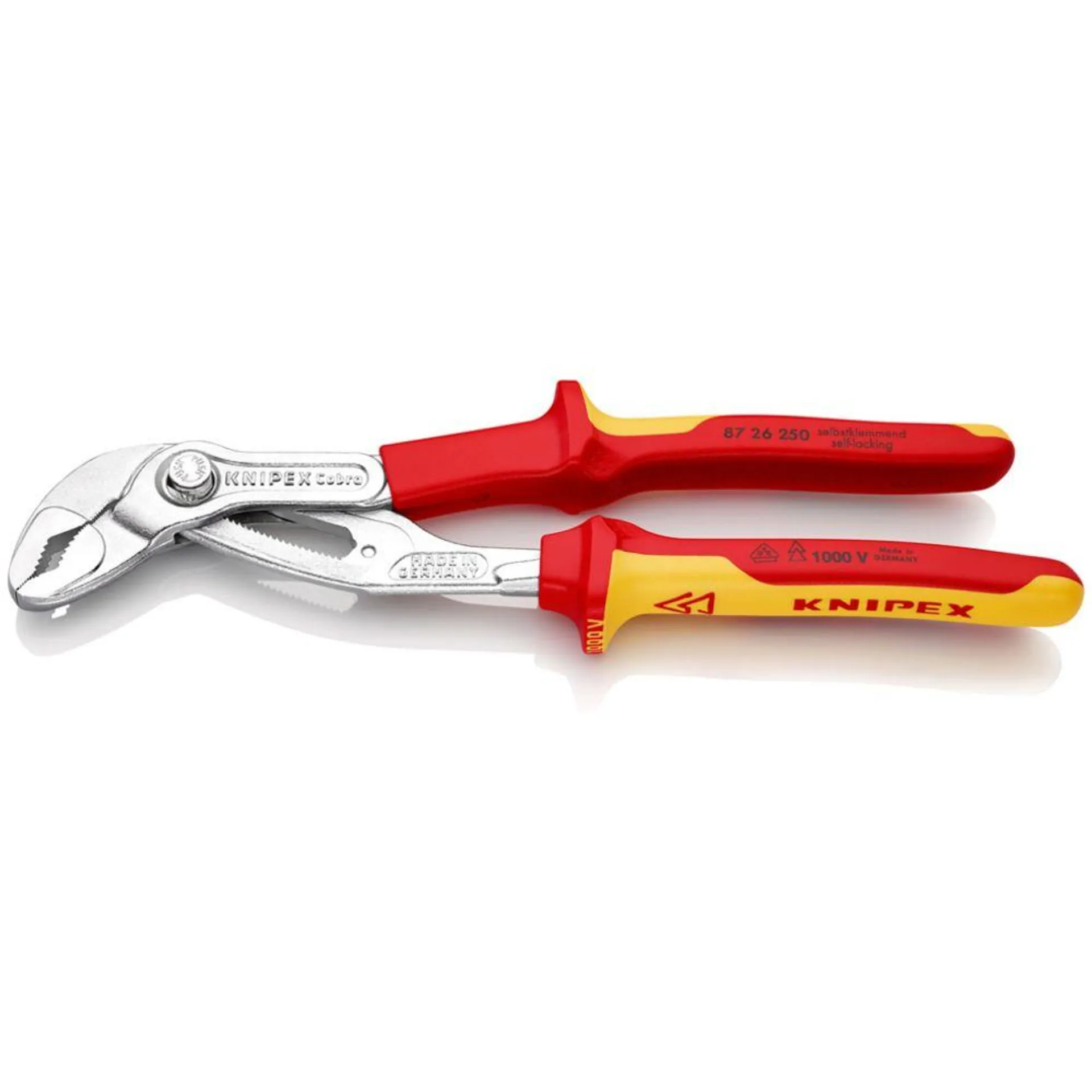 Knipex® 87 26 250 Cobra VDE siirtoleukapihdit 250 mm