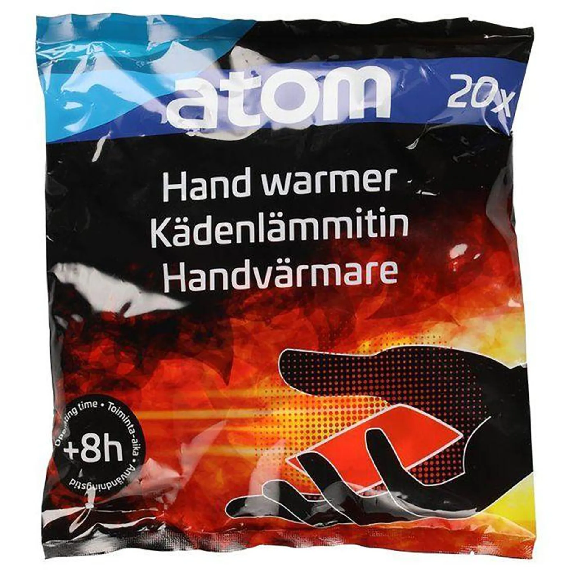 Kädenlämmitin Atom 20 kpl/pkt