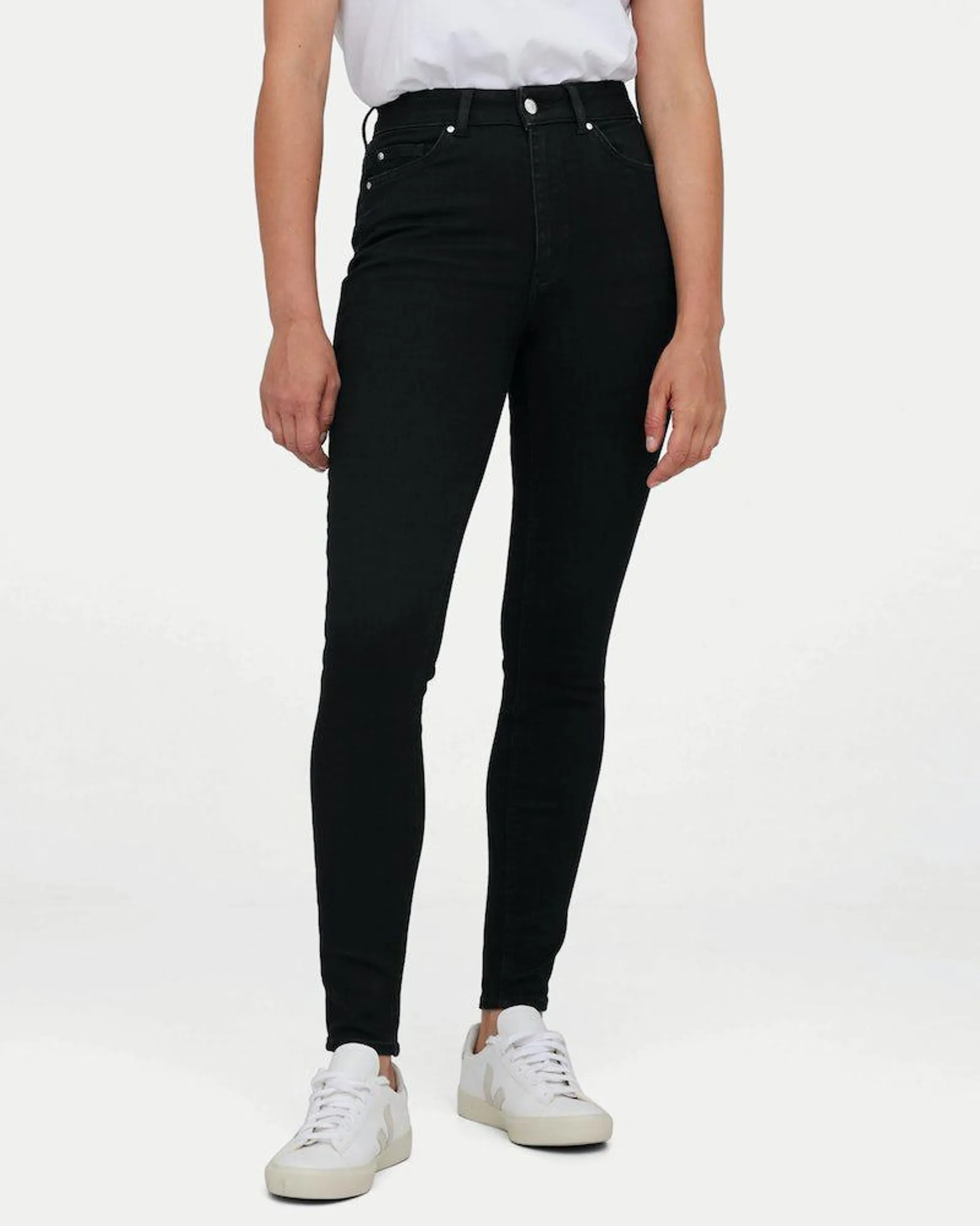 High waist curve skinny jeans