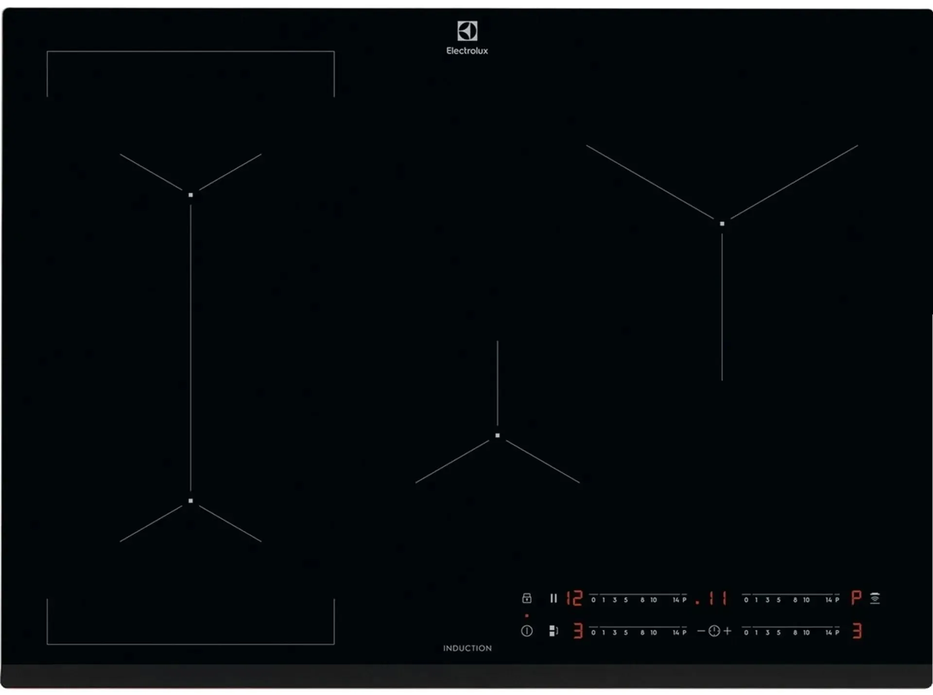 Electrolux induktiotaso HOB750MF musta