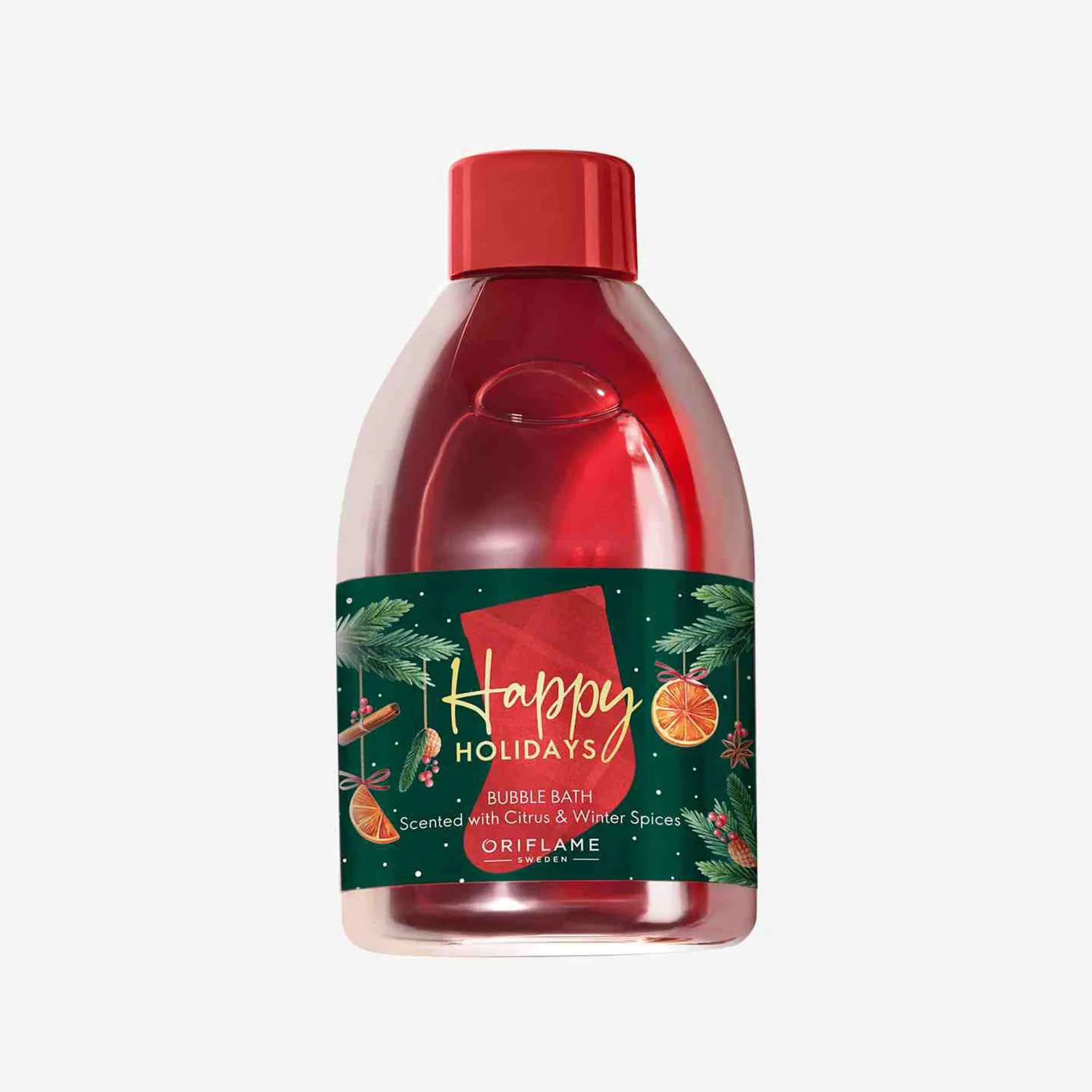 Happy Holidays Bubble Bath Scented with Citrus & Winter Spices