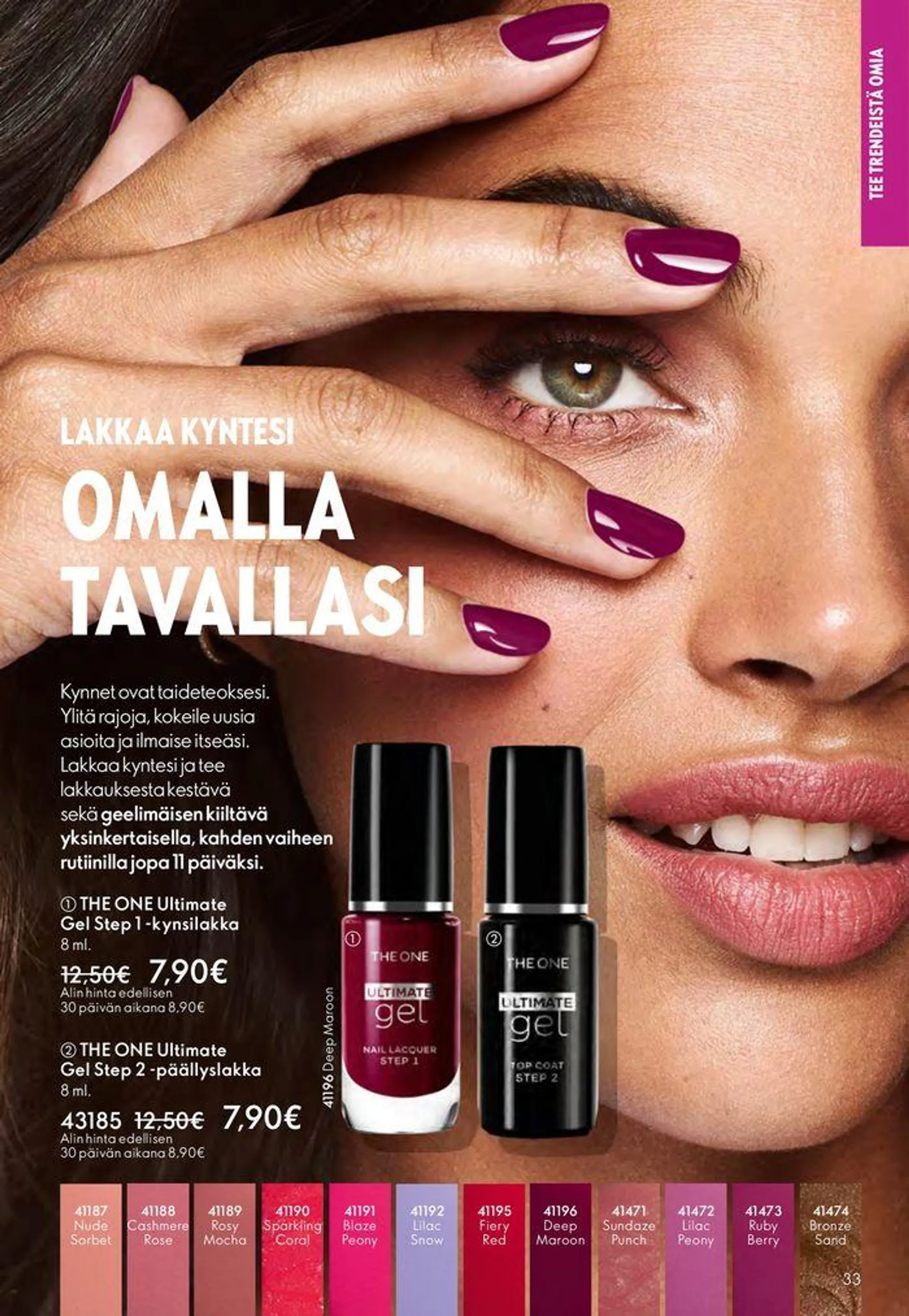 Oriflame tarjoukset voimassa alkaen 22. elokuuta - 5. syyskuuta 2024 - Tarjouslehti sivu 33