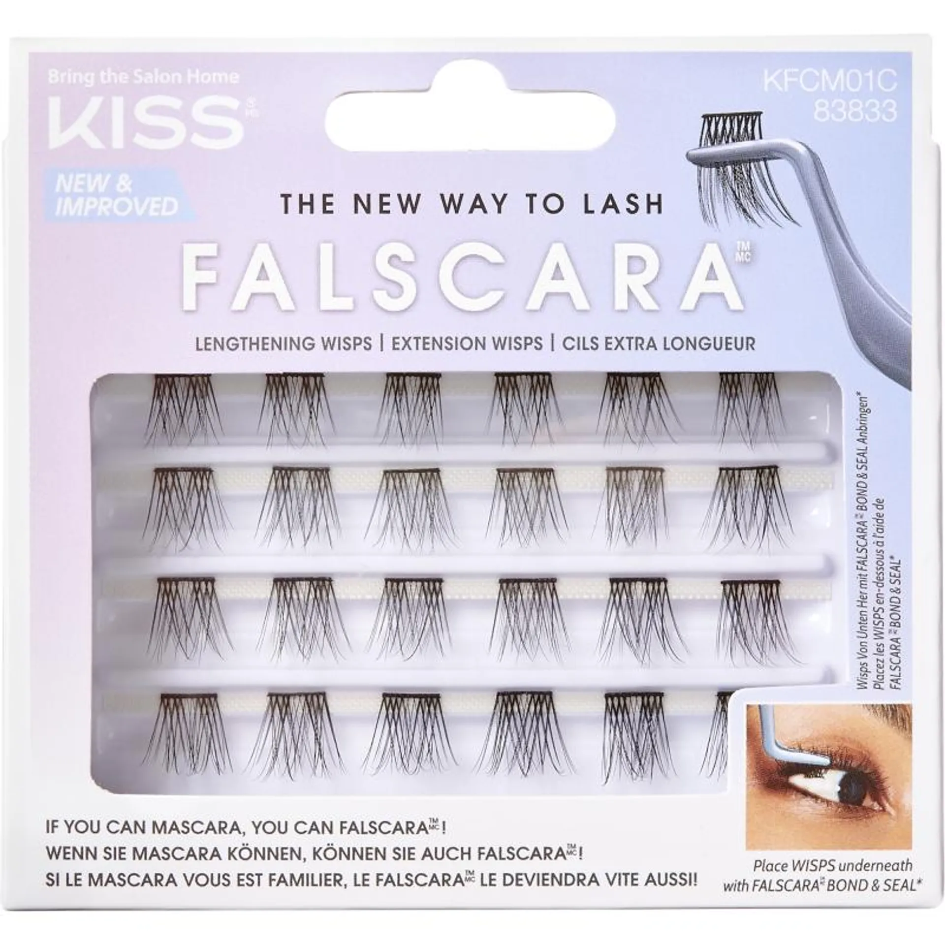 Ripsitupsut Kiss Falscara Lash Multi Wisp 01