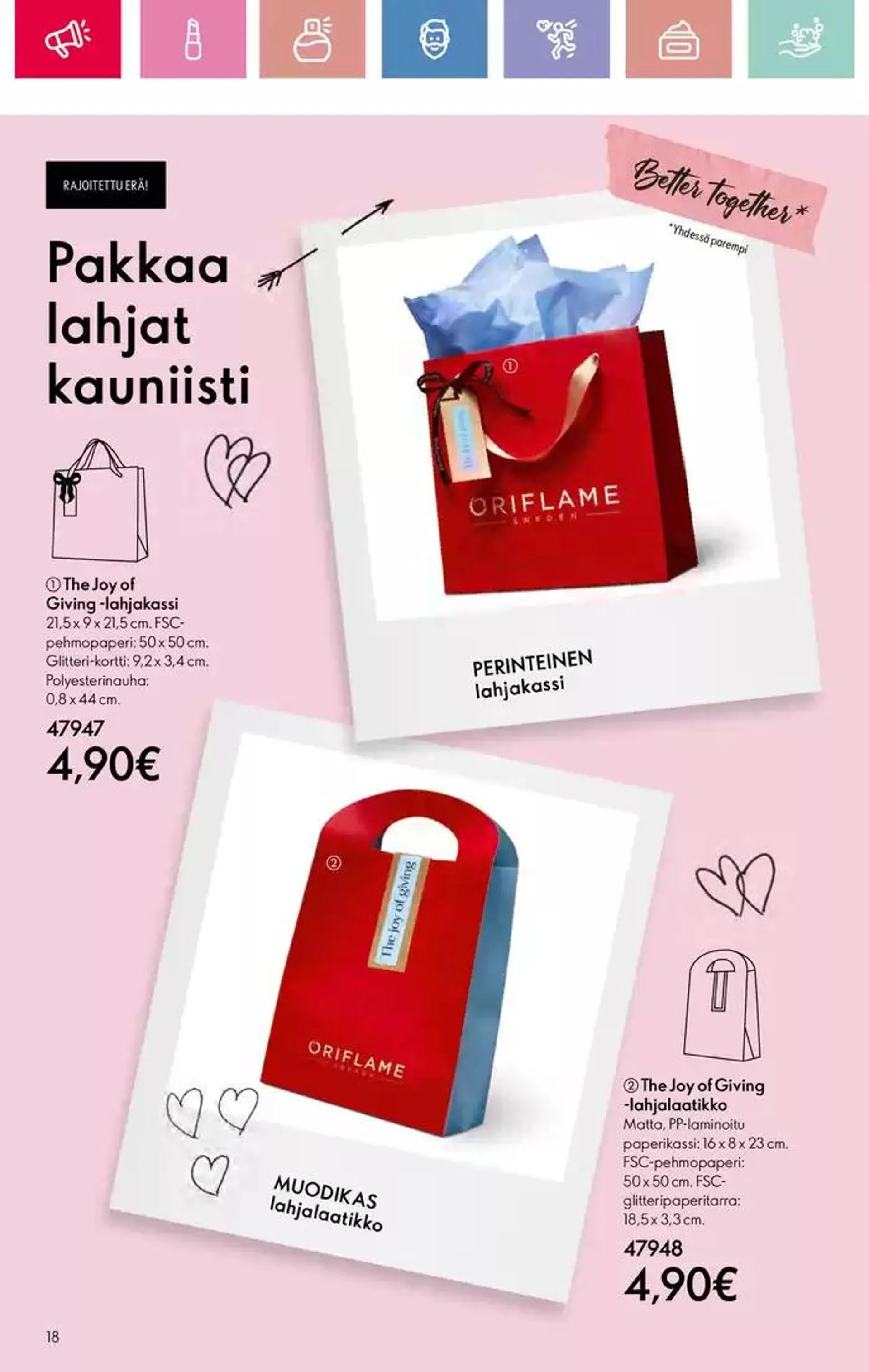 Oriflame tarjoukset voimassa alkaen 26. tammikuuta - 9. helmikuuta 2025 - Tarjouslehti sivu 18