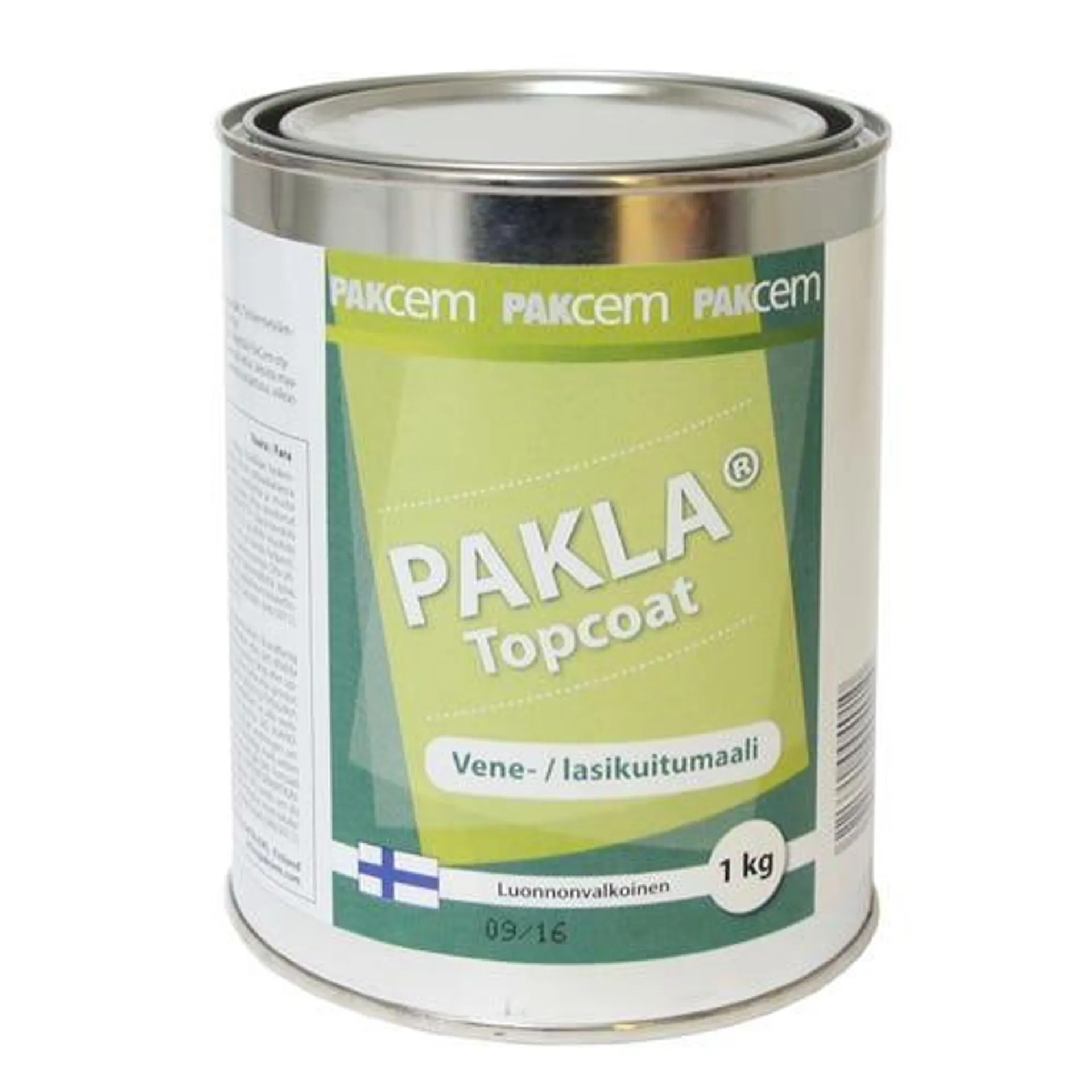 Pakla Topcoat venemaali 1kg luonnonvalkoinen