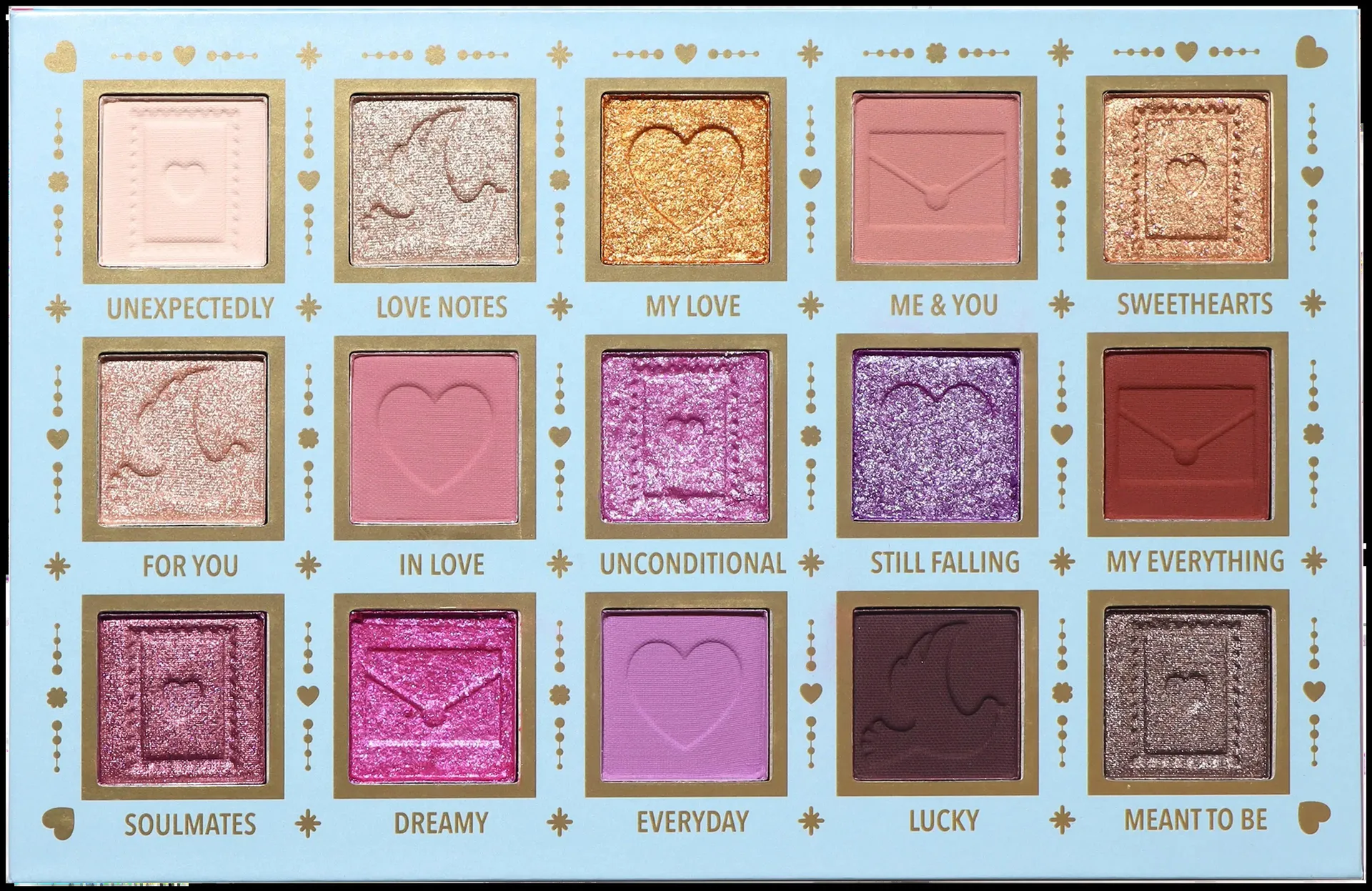 MOIRA I′m Falling For You Pressed Pigment Palette luomiväripaletti