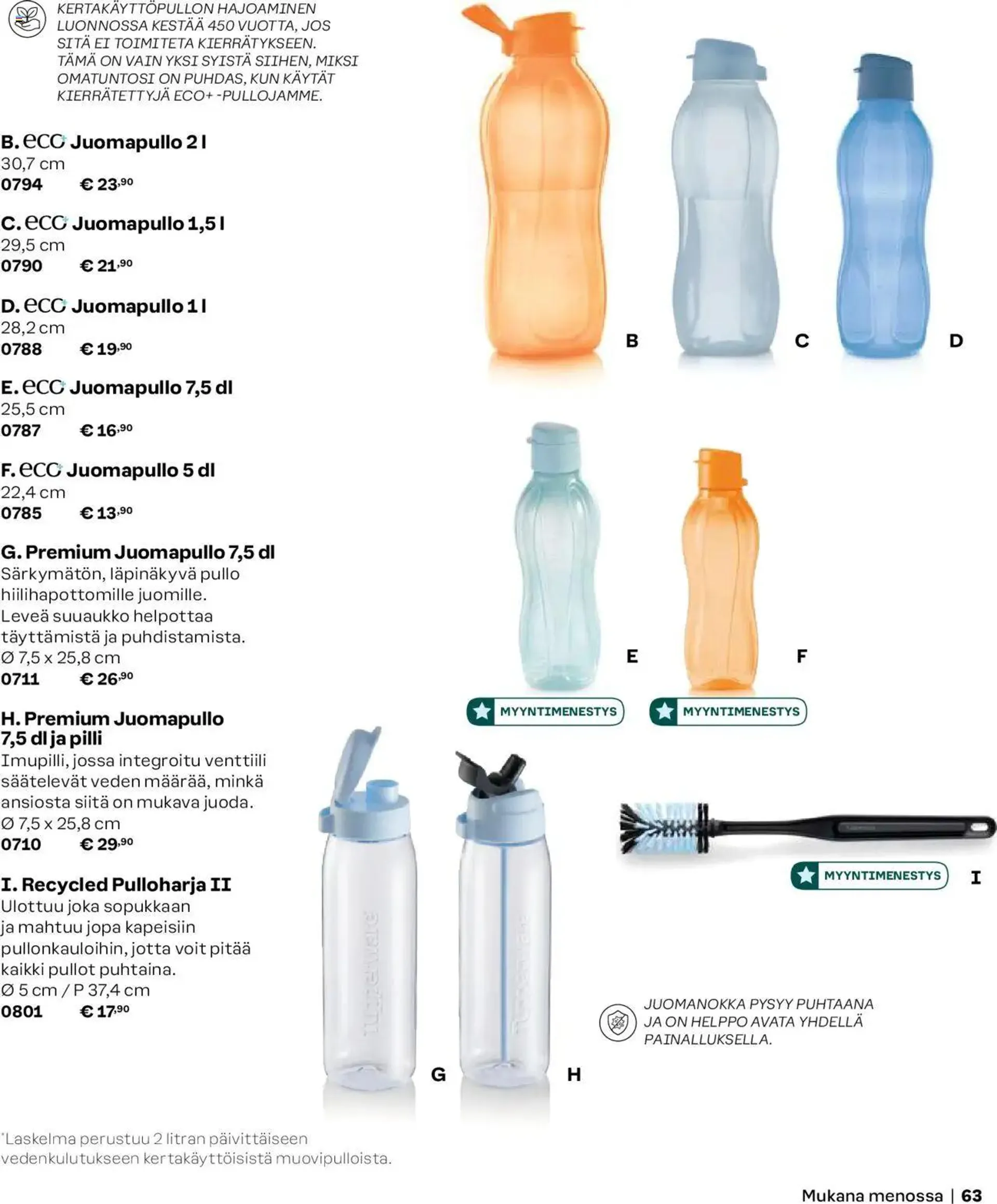 Tupperware tarjoukset - Syksy/Talvi 2024/25 voimassa alkaen 1. syyskuuta - 31. tammikuuta 2025 - Tarjouslehti sivu 63