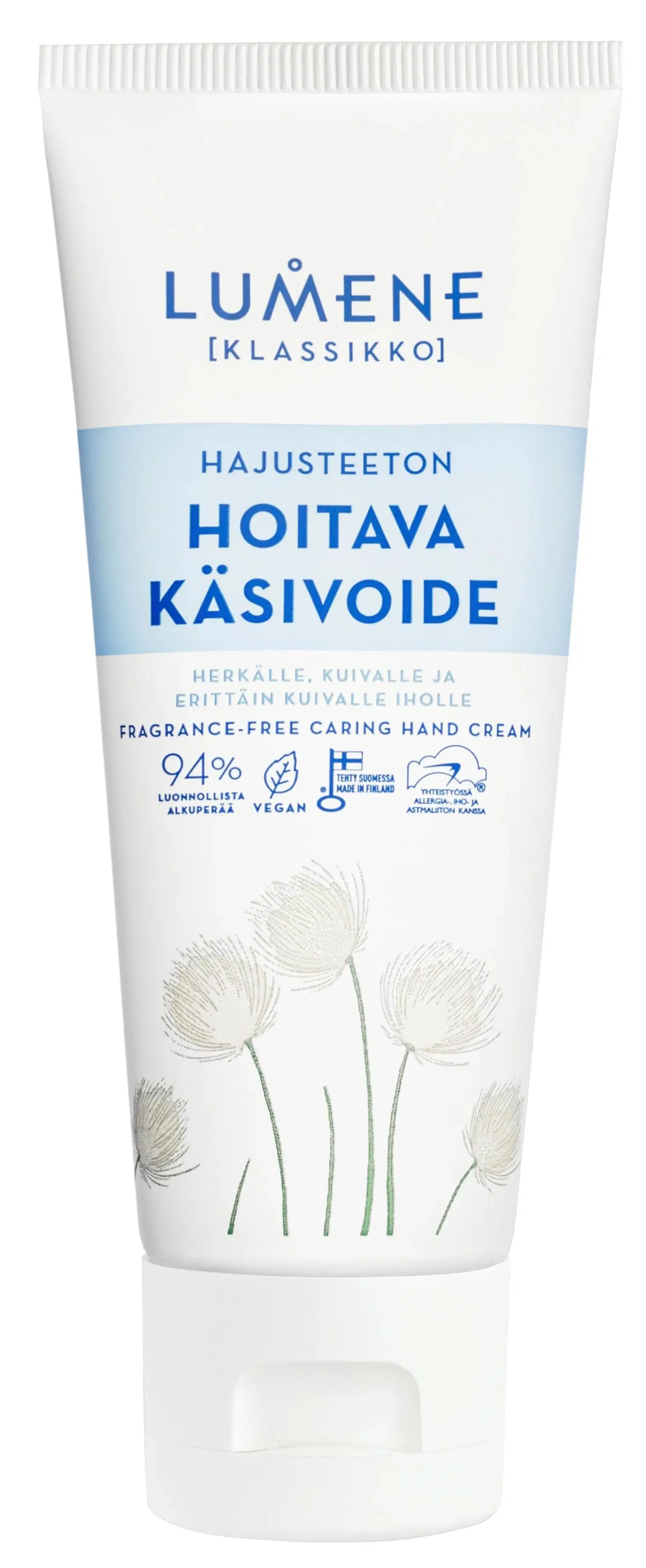 Lumene KLASSIKKO Hajusteeton hoitava käsivoide 100 ml