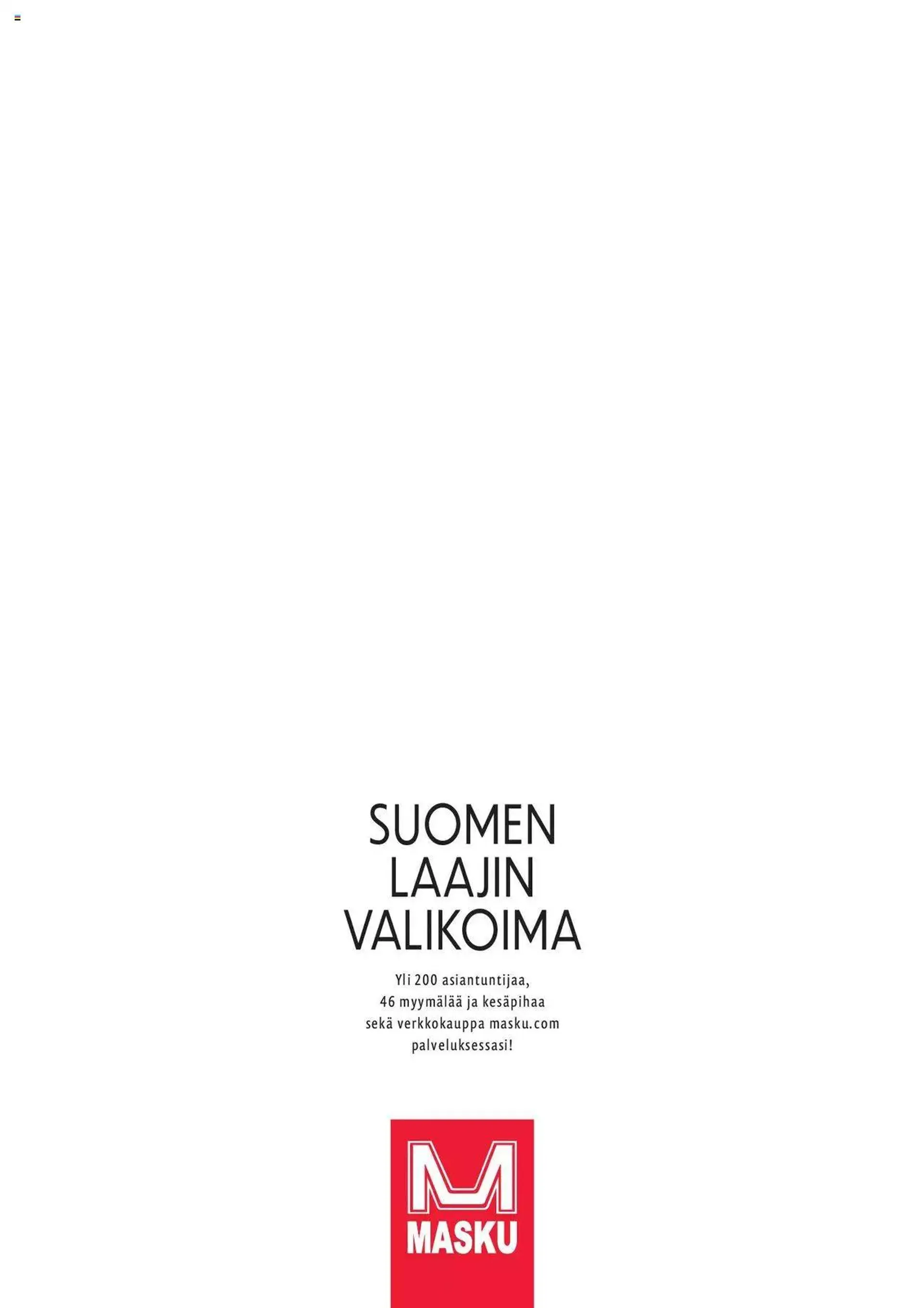 Masku tarjoukset - KESÄ 2024 voimassa alkaen 1. huhtikuuta - 31. joulukuuta 2024 - Tarjouslehti sivu 100