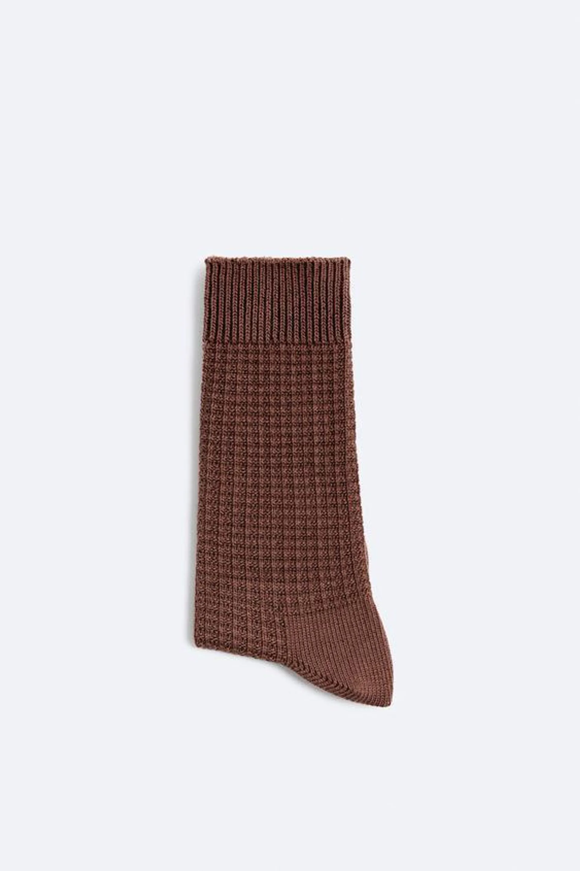 CHECK TEXTURE SOCKS