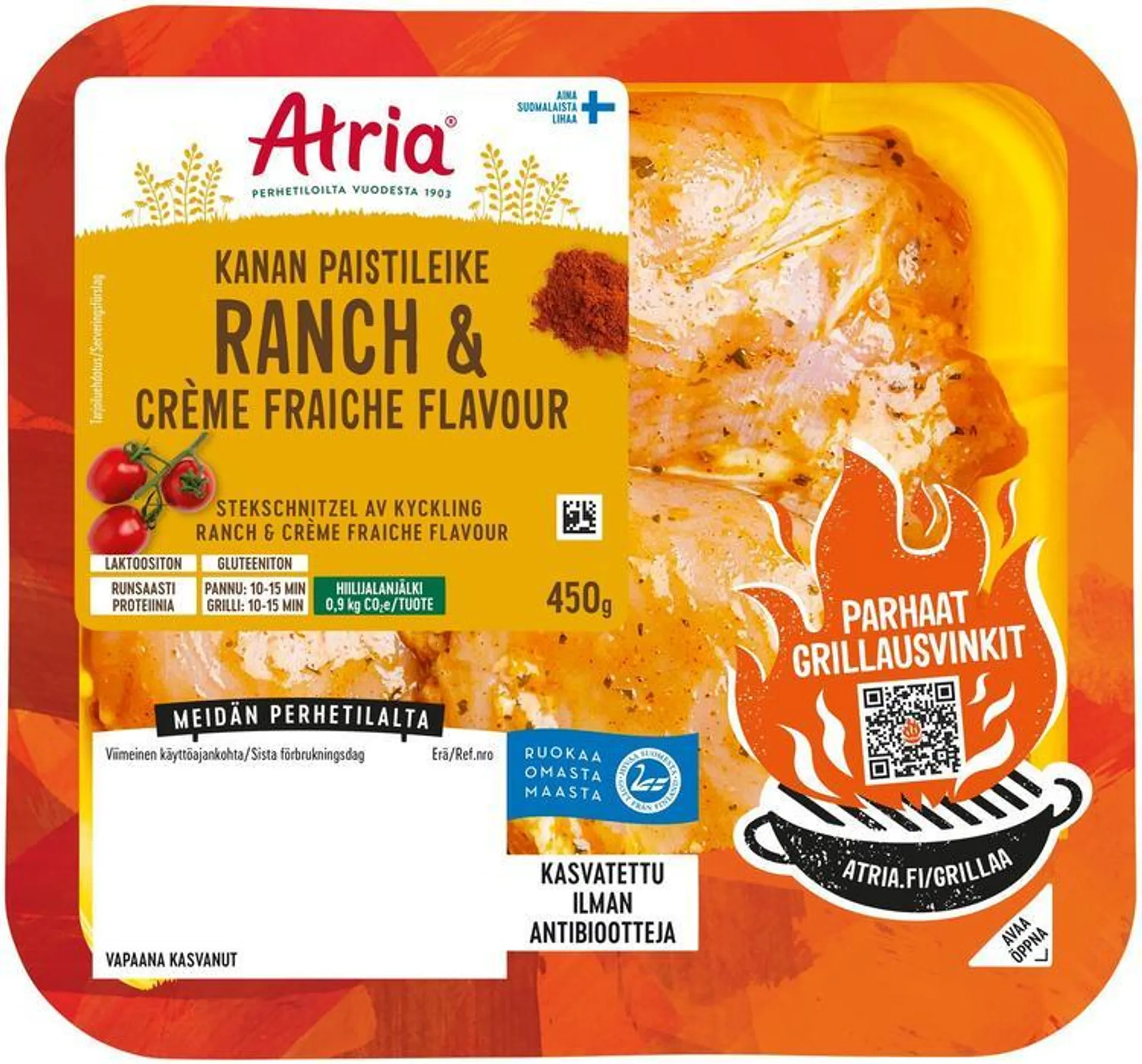 Atria Kanan Paistileike Ranch & Crème Fraiche Flavour 450g