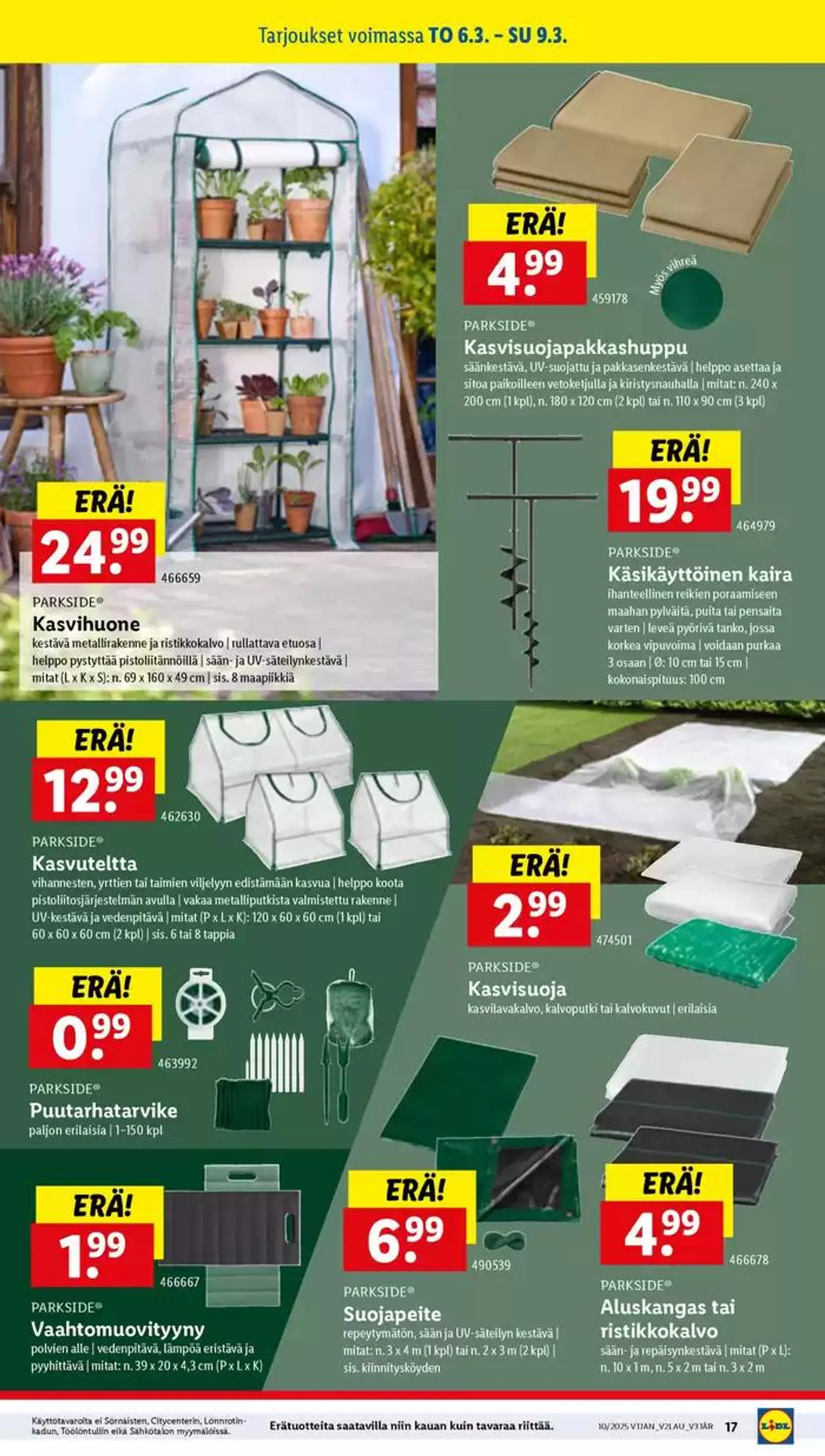 Huippudiilejä kaikille asiakkaille voimassa alkaen 3. maaliskuuta - 12. maaliskuuta 2025 - Tarjouslehti sivu 21