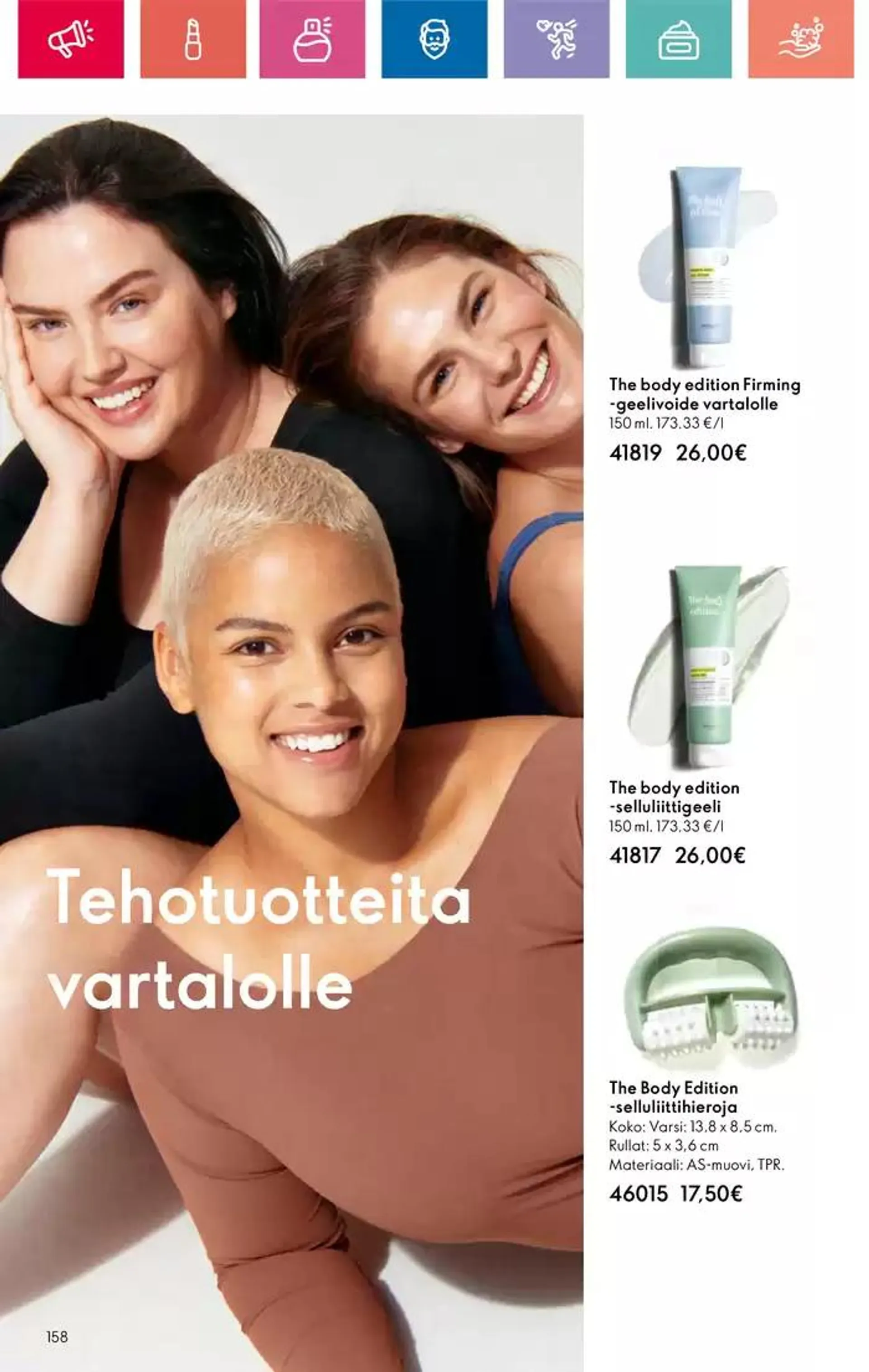 Oriflame tarjoukset voimassa alkaen 24. lokakuuta - 7. marraskuuta 2024 - Tarjouslehti sivu 158