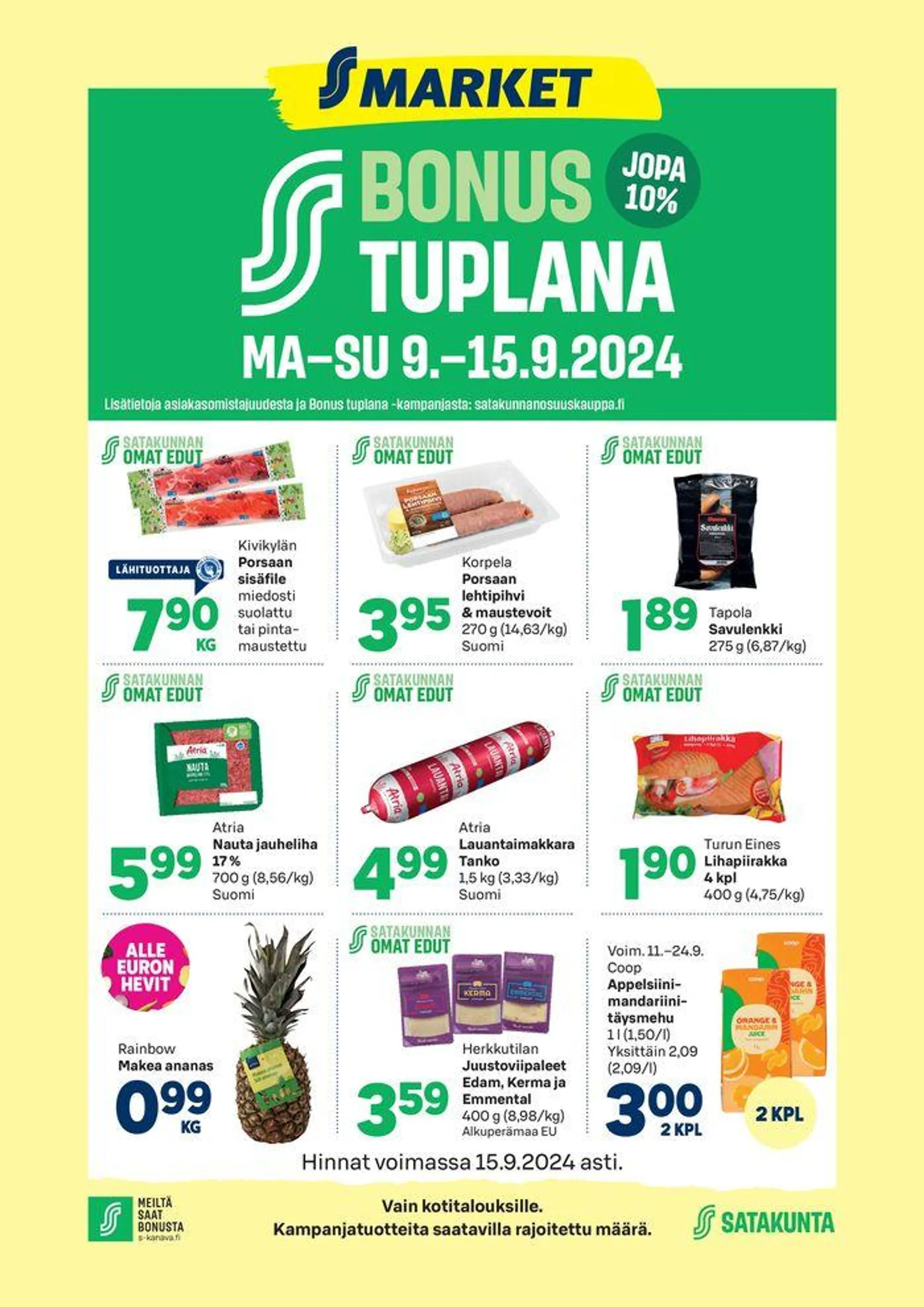 S-Market tarjoukset - 1