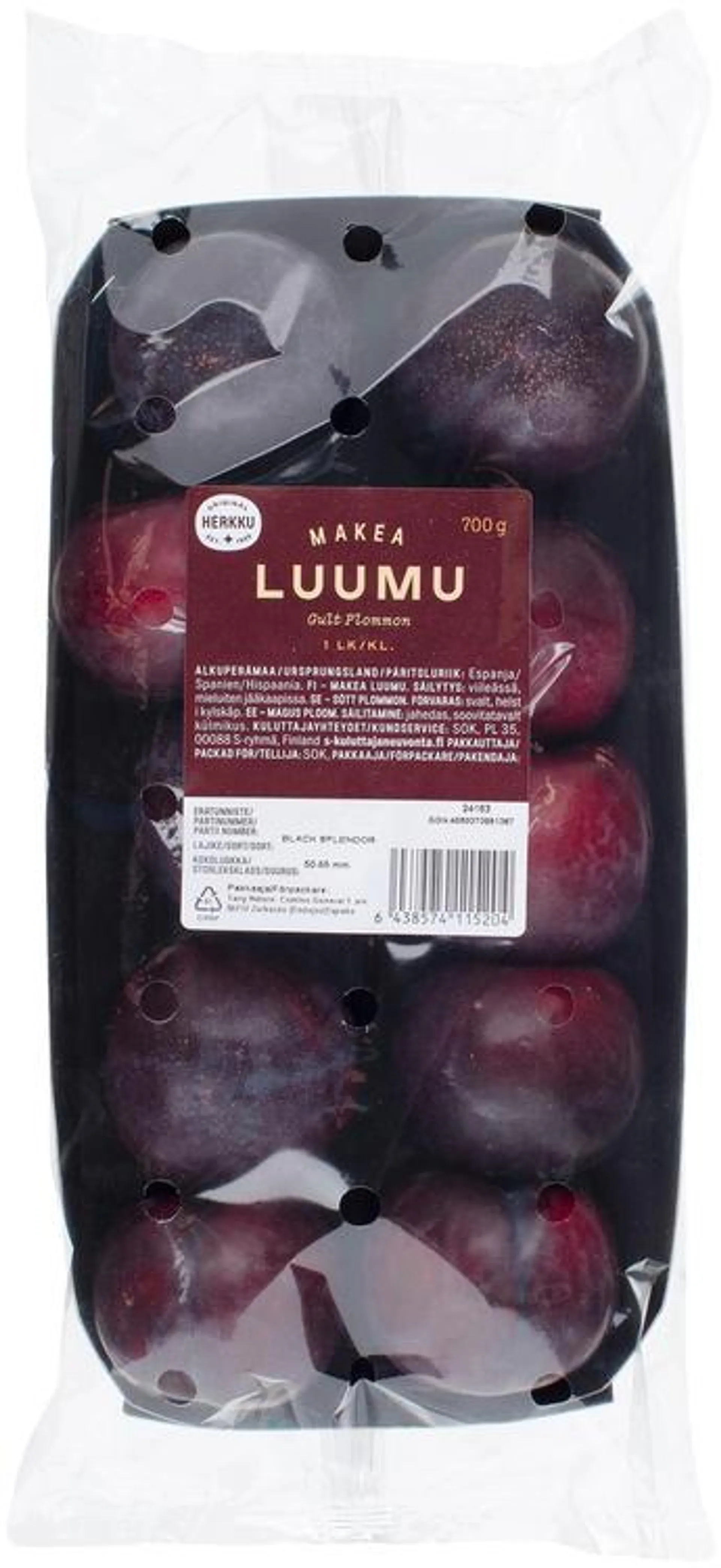 Herkku makea luumu 700 g