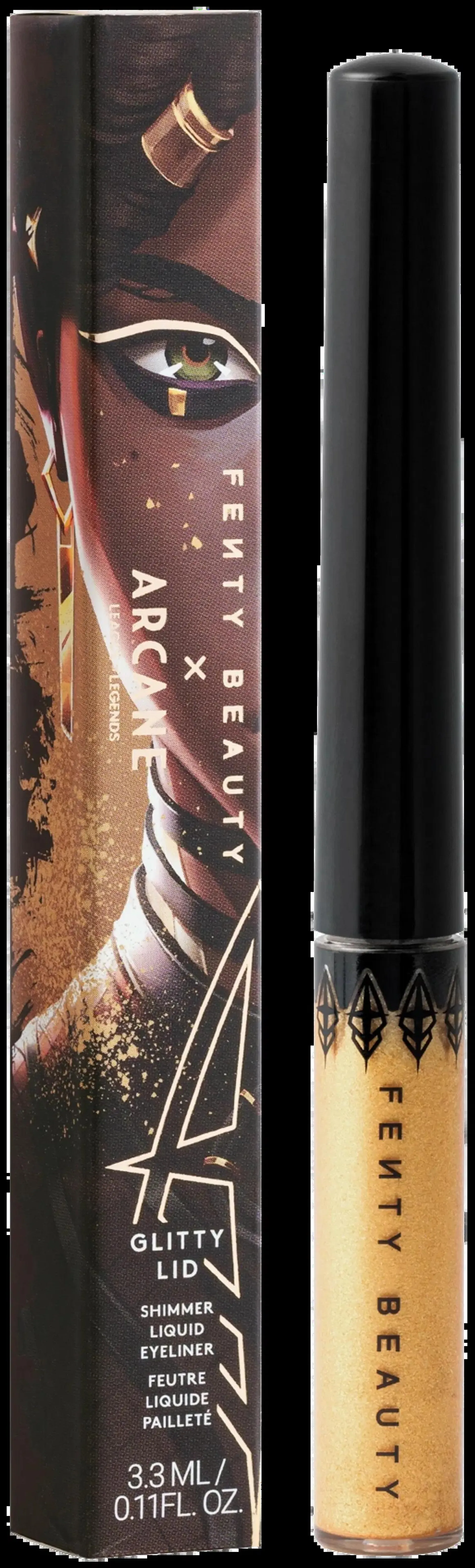 Fenty Beauty Arcane Collection Glitty Lid Shimmer Liquid Eyeliner Melodic Moves silmänrajauskynä 9 ml