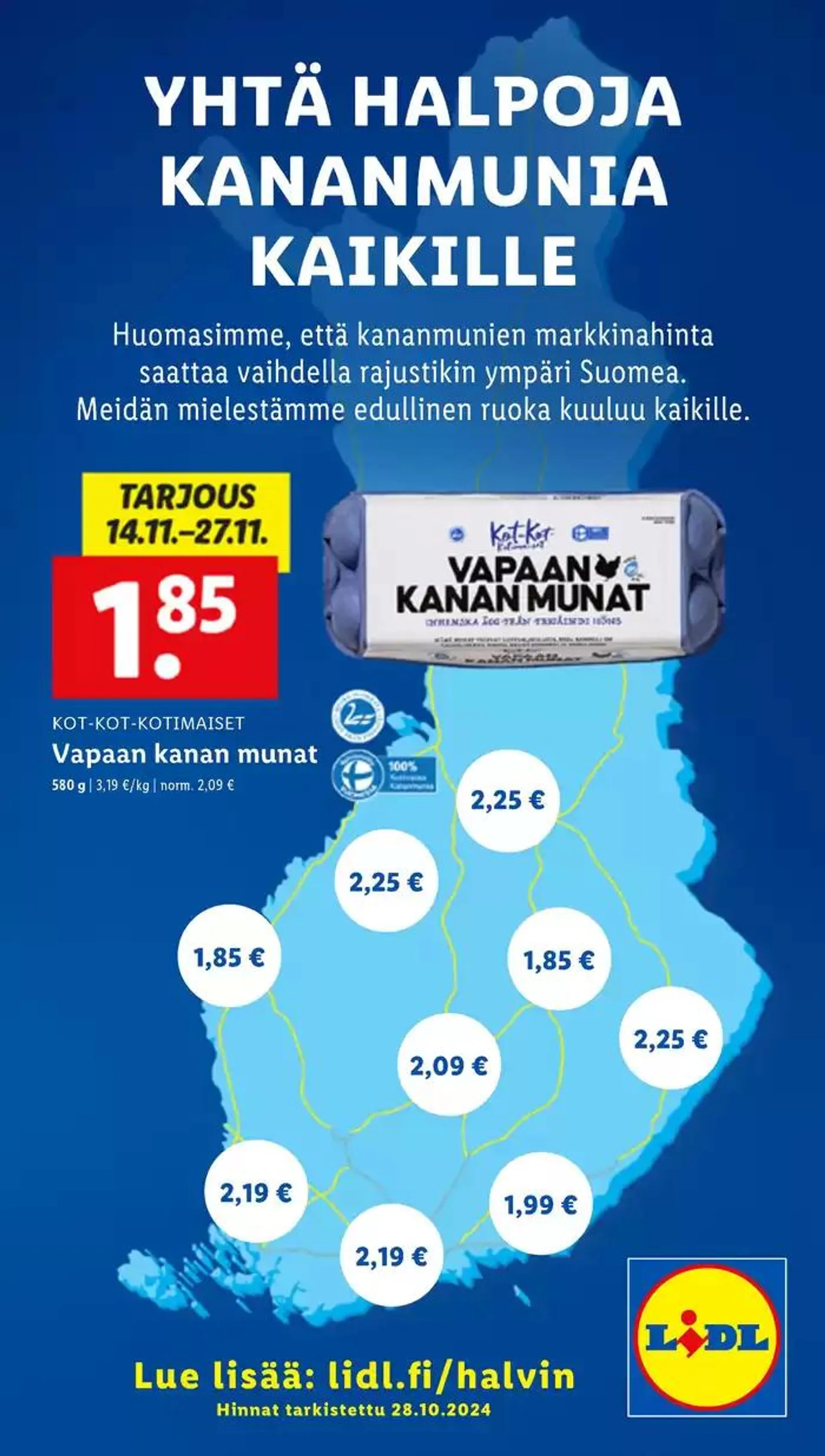 Ajankohtaiset erikoiskampanjat voimassa alkaen 11. marraskuuta - 20. marraskuuta 2024 - Tarjouslehti sivu 2