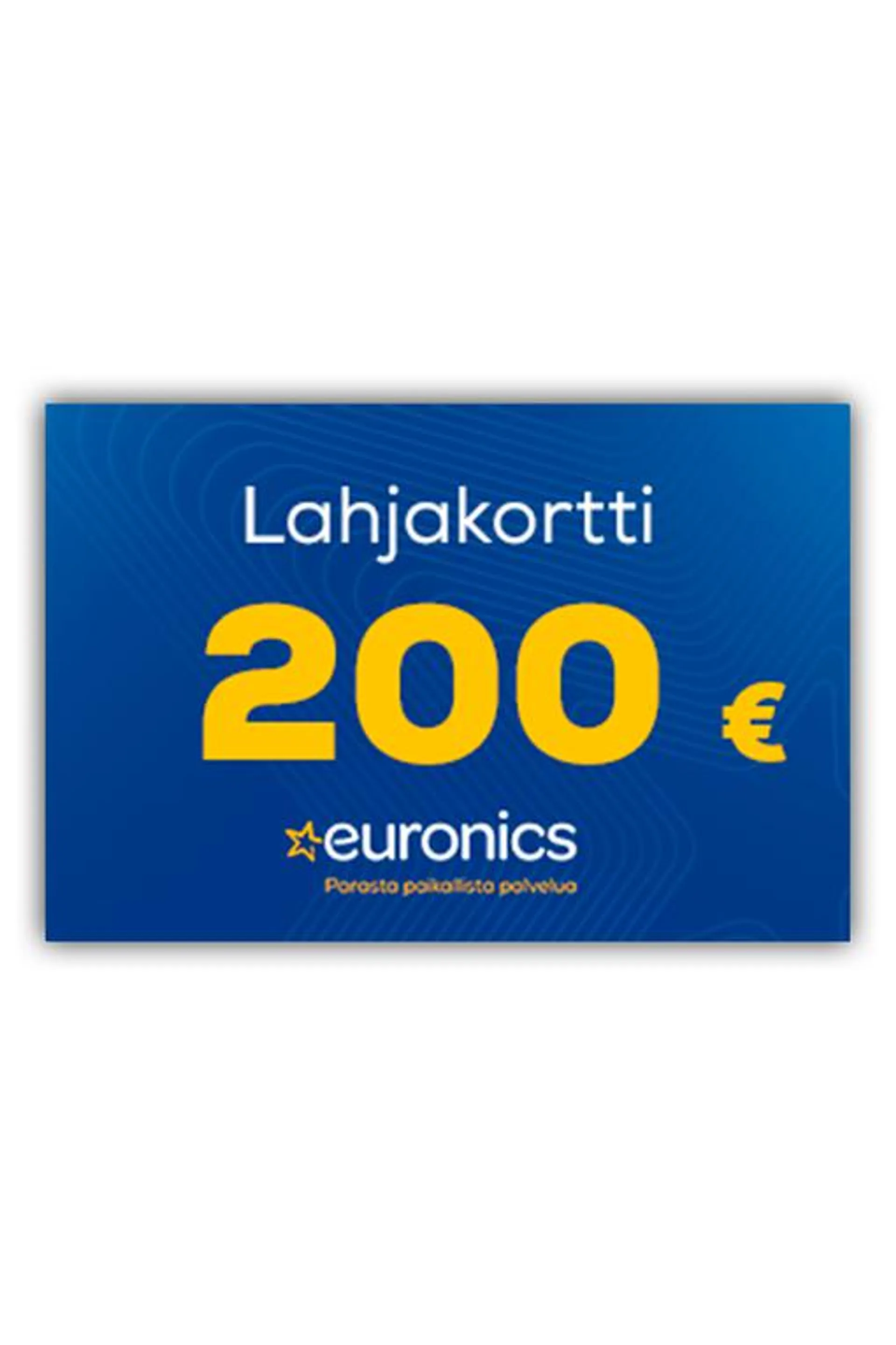 LAHJAKORTTI VERKKOKAUPPAAN 200 EUROA