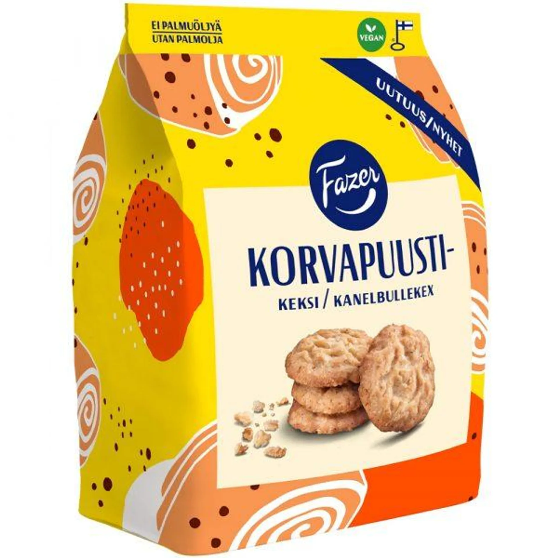 FAZER KORVAPUUSTI KEKSI 270g (2.49)