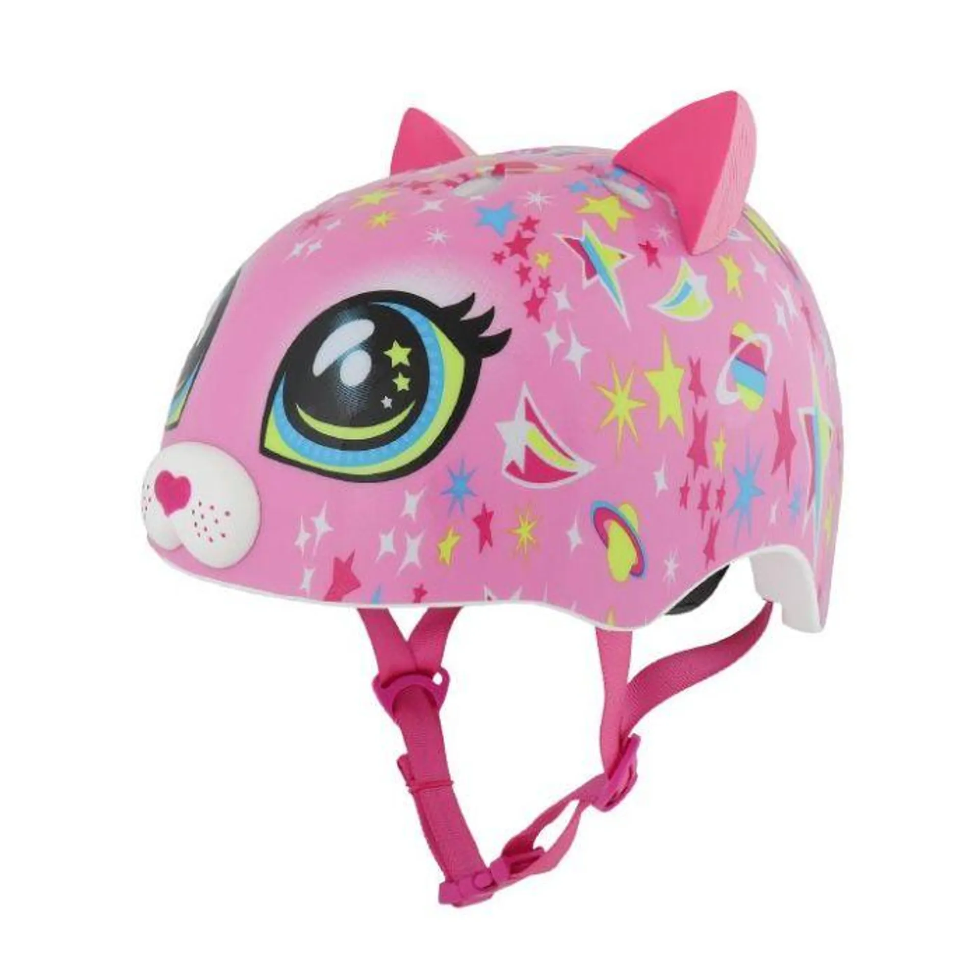 Astro Cat FS kissa -pyöräilykypärä pinkki, 50-54 cm