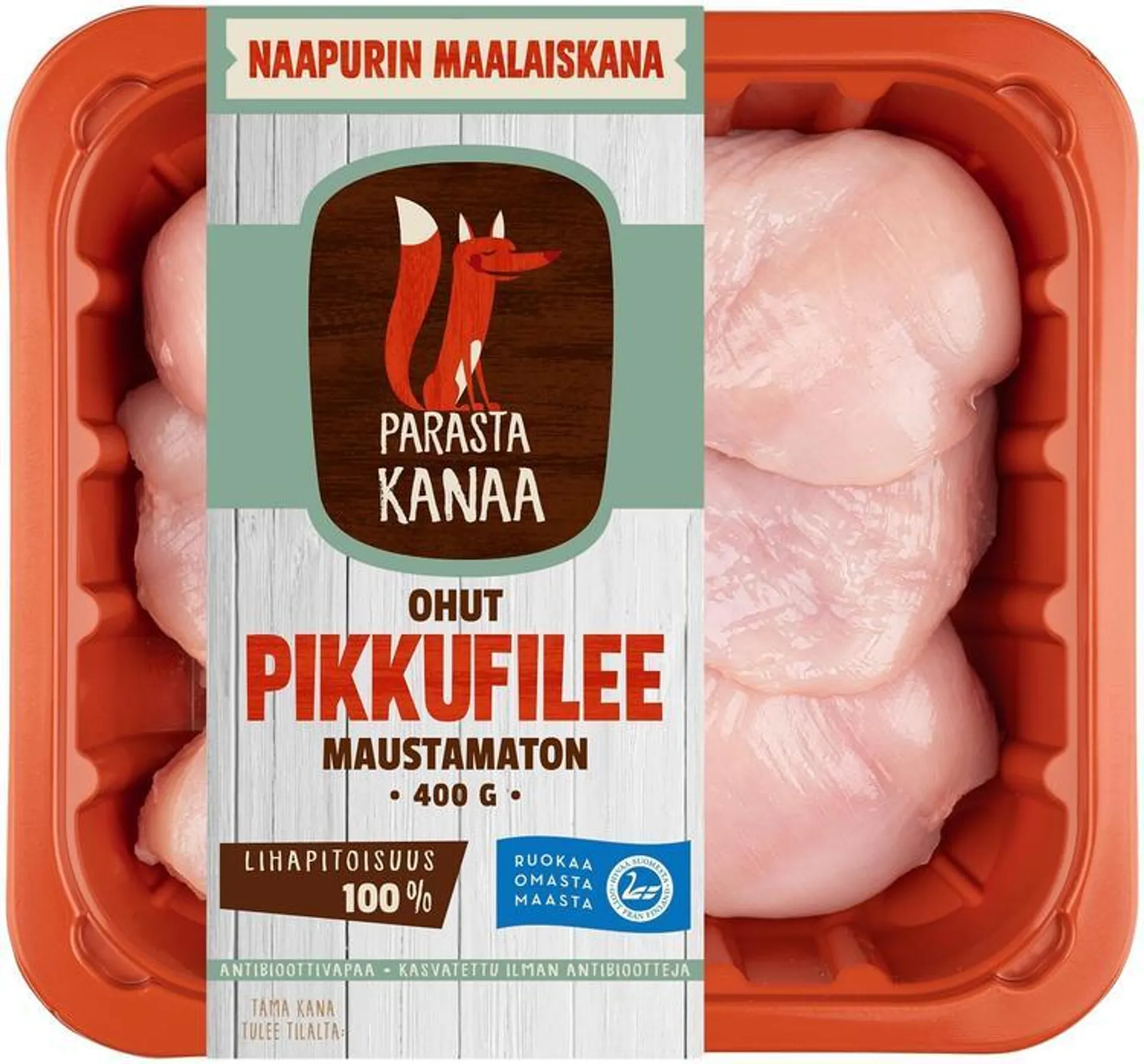 Naapurin Maalaiskana ohut pikkufilee maustamaton 400 g