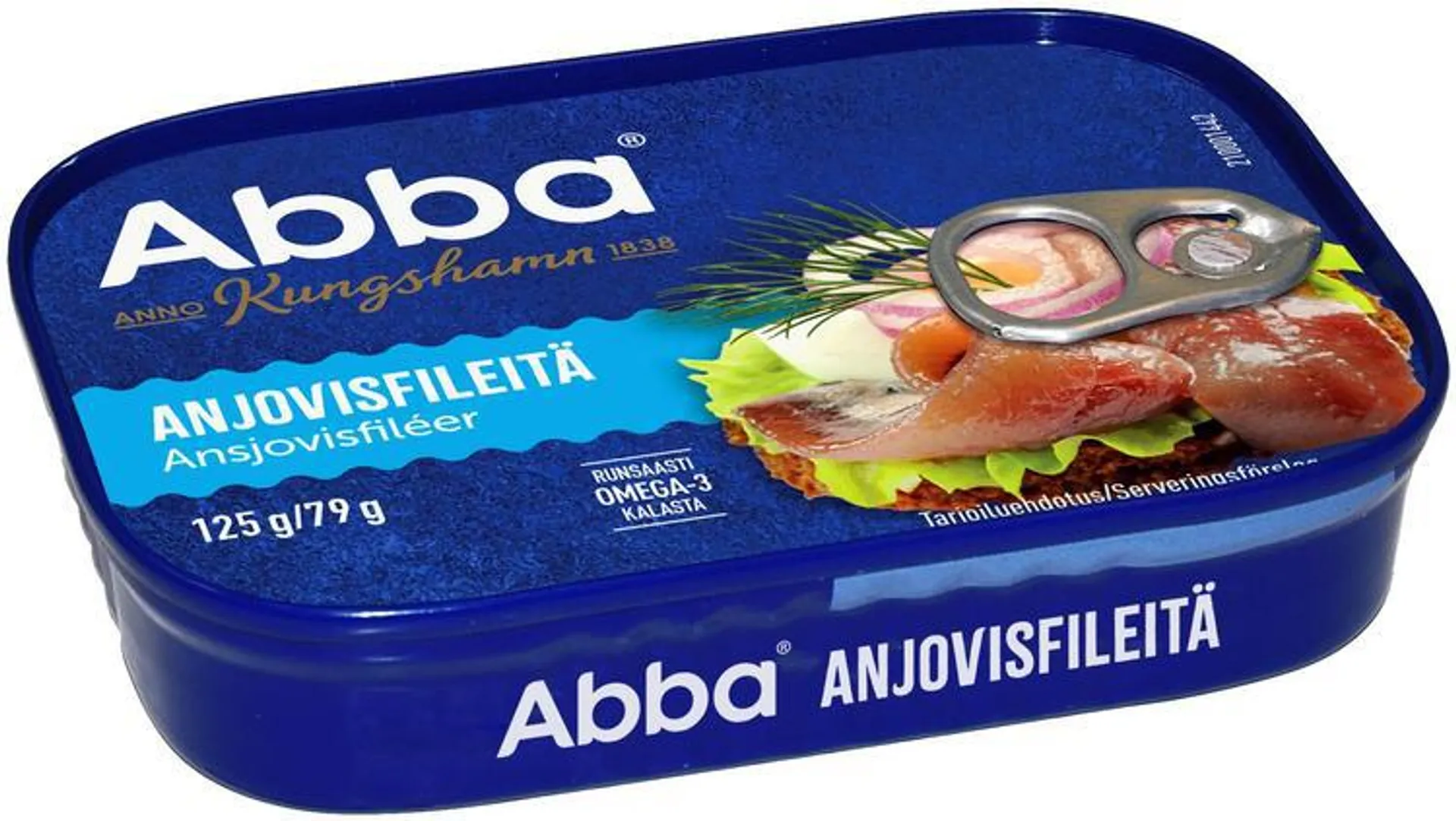 Abba anjovisfilee 125/79g