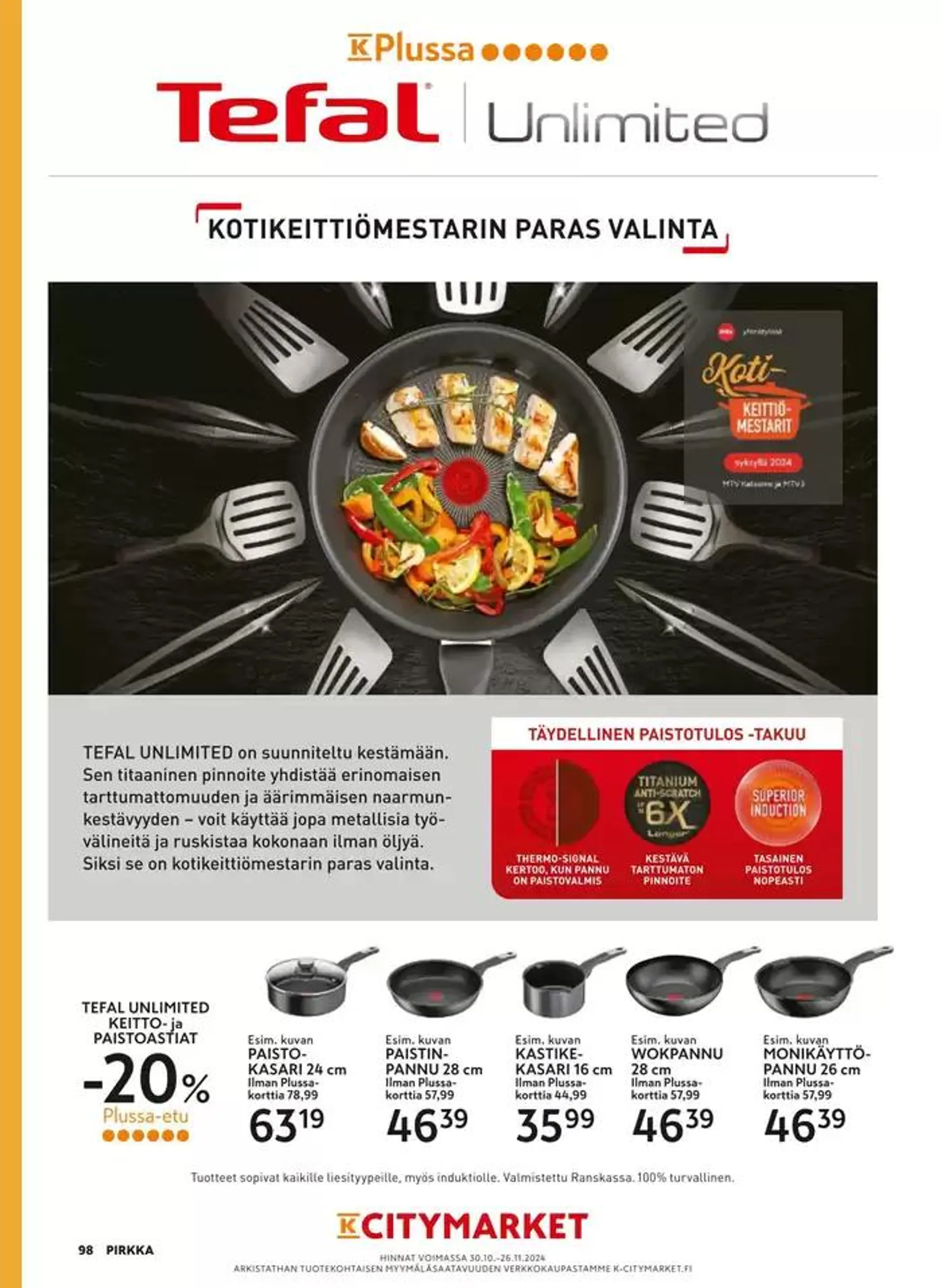 Pirkka 11/2024 voimassa alkaen 30. lokakuuta - 13. marraskuuta 2024 - Tarjouslehti sivu 97