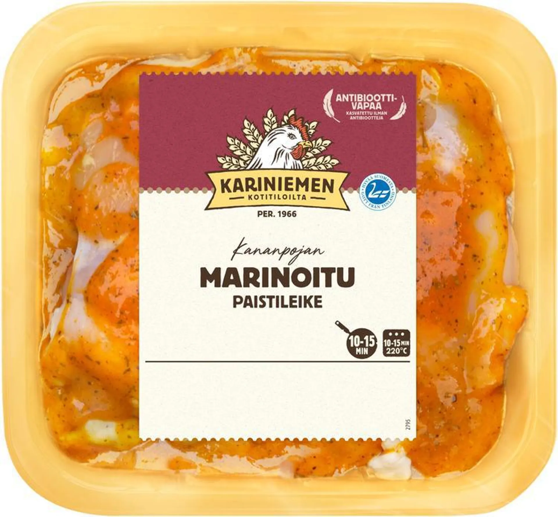 Kariniemen Kananpojan paistileike marinoitu 700 g